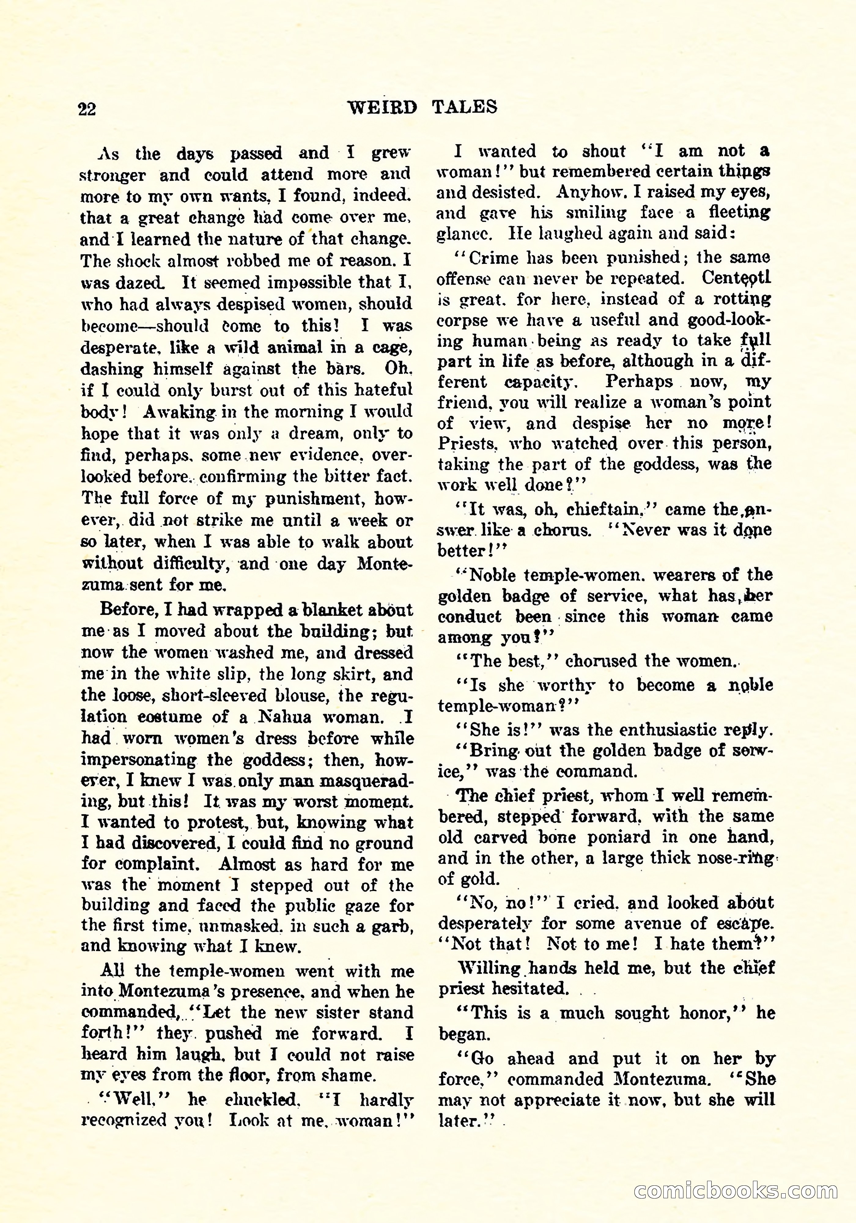 Weird Tales, Vol. 4, No. 3 — page 23 of 194