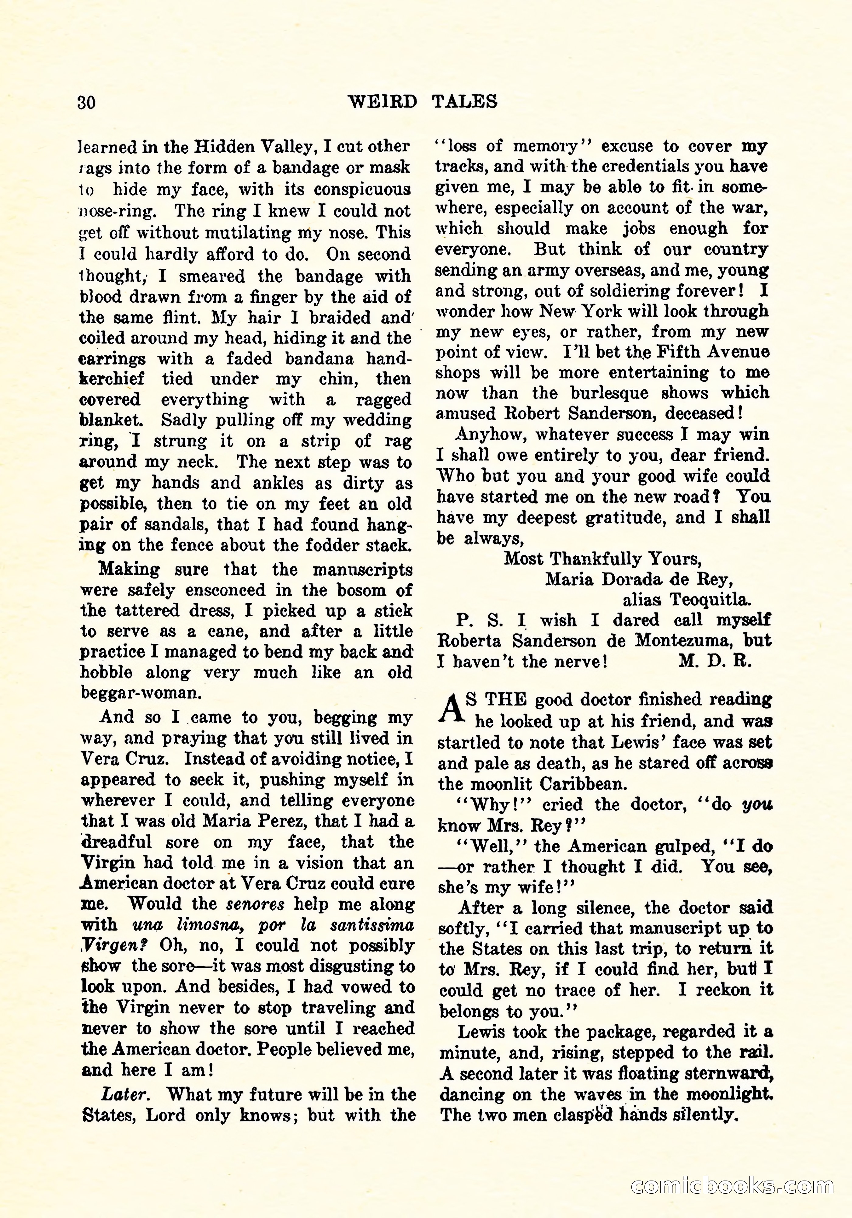 Weird Tales, Vol. 4, No. 3 — page 31 of 194
