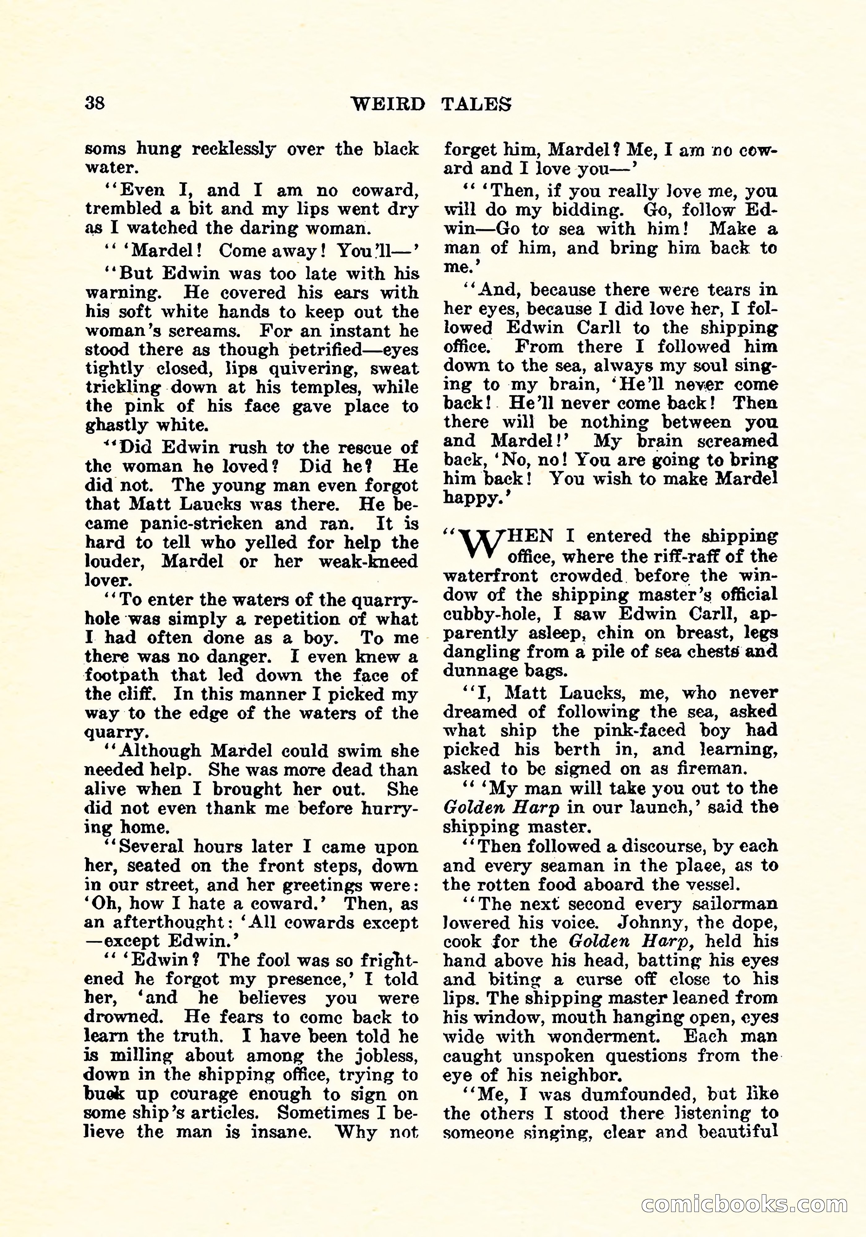 Weird Tales, Vol. 4, No. 3 — page 39 of 194