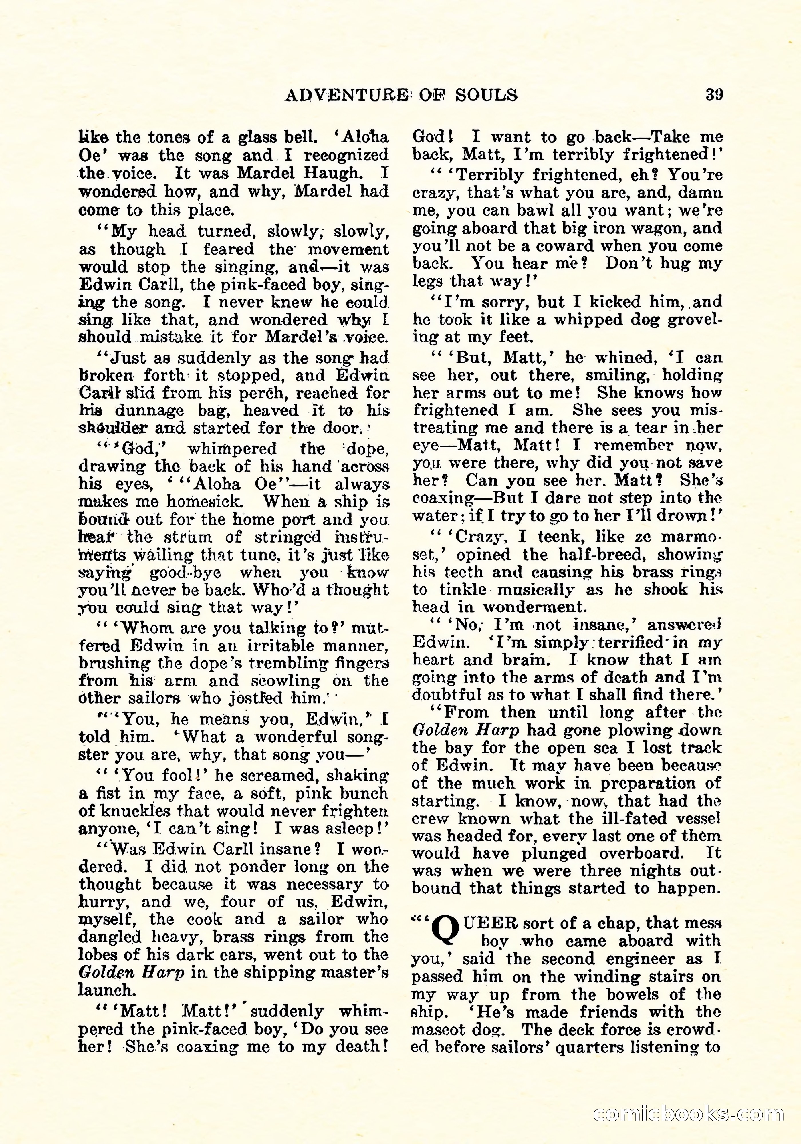 Weird Tales, Vol. 4, No. 3 — page 40 of 194