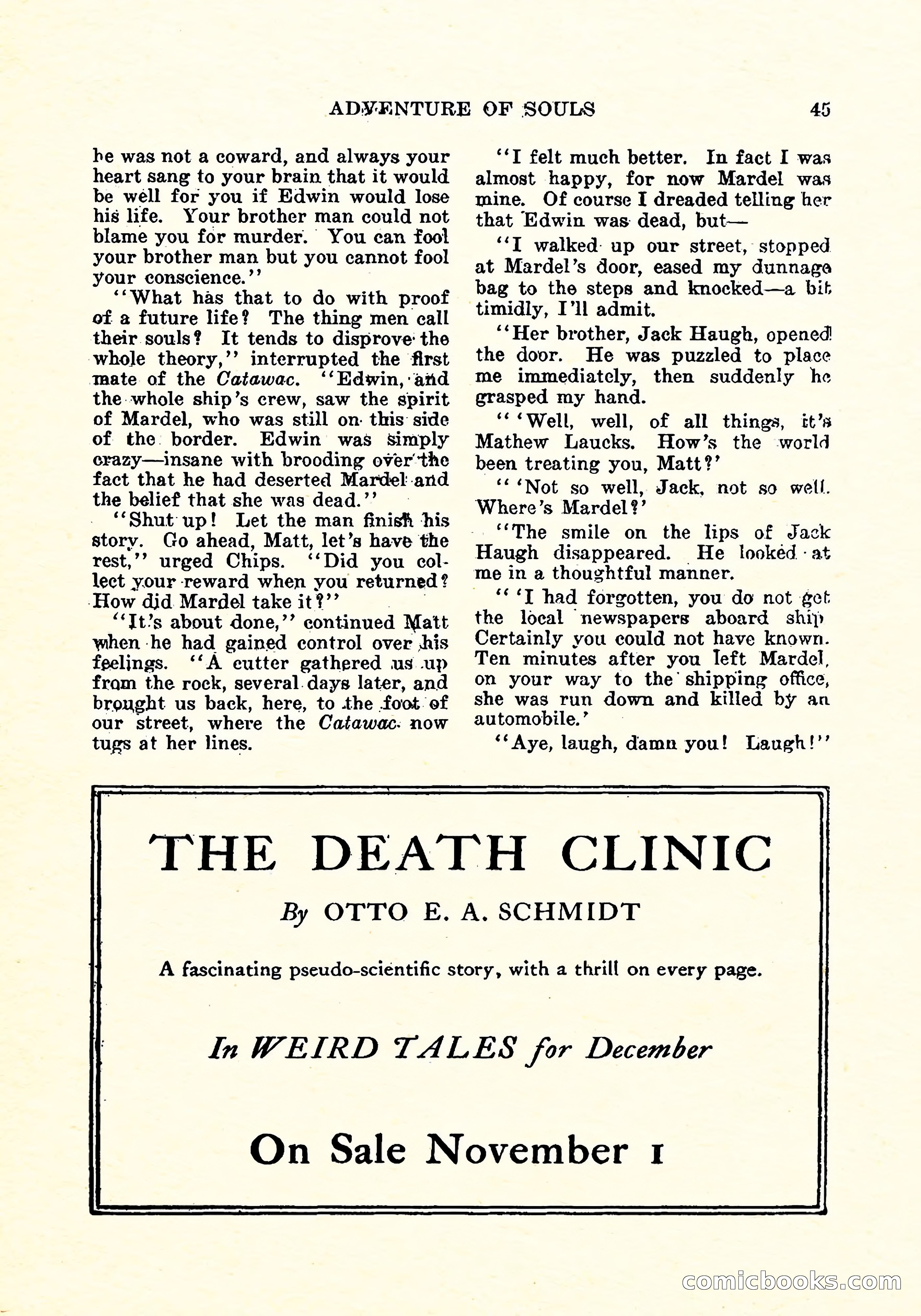 Weird Tales, Vol. 4, No. 3 — page 46 of 194