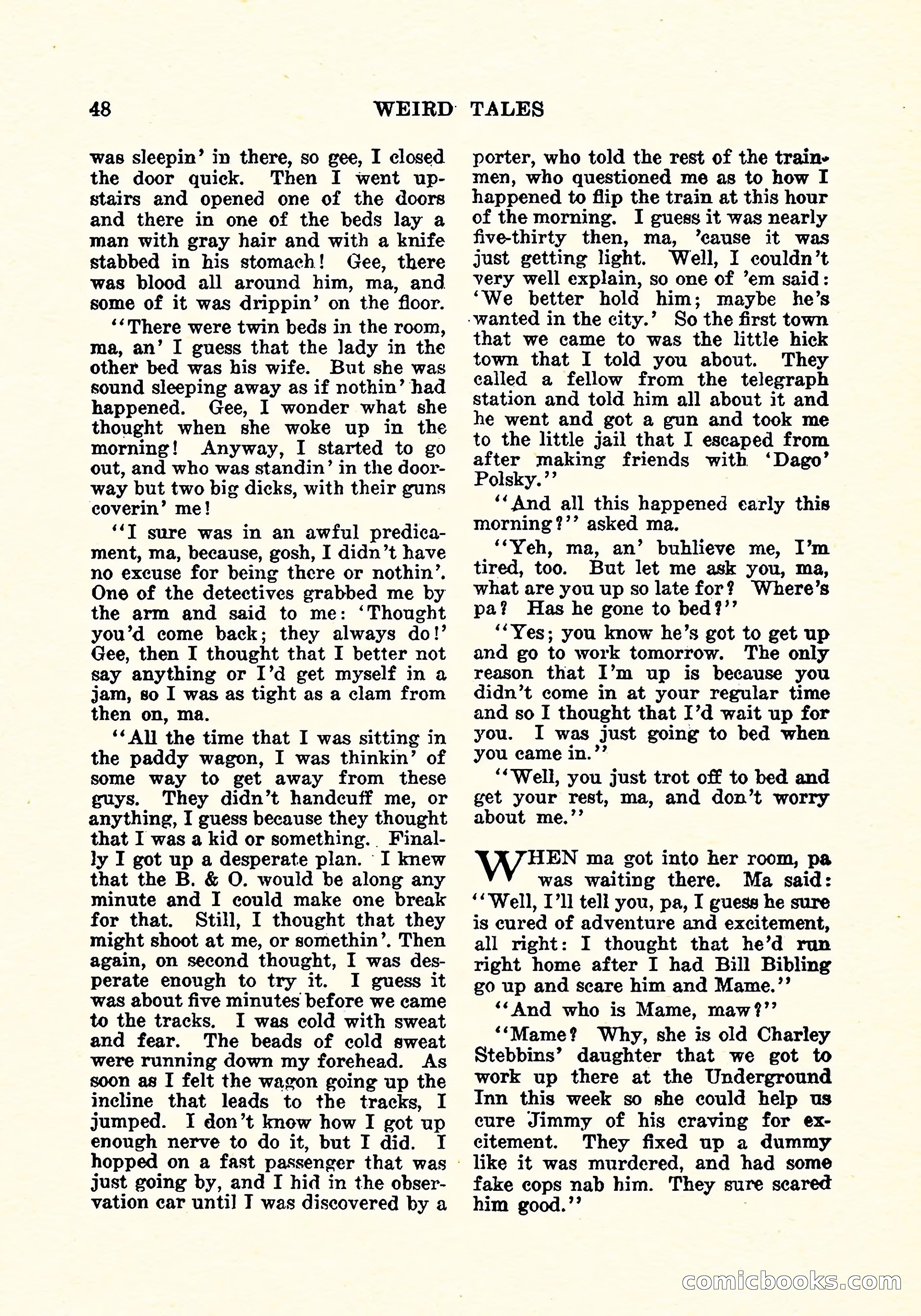Weird Tales, Vol. 4, No. 3 — page 49 of 194