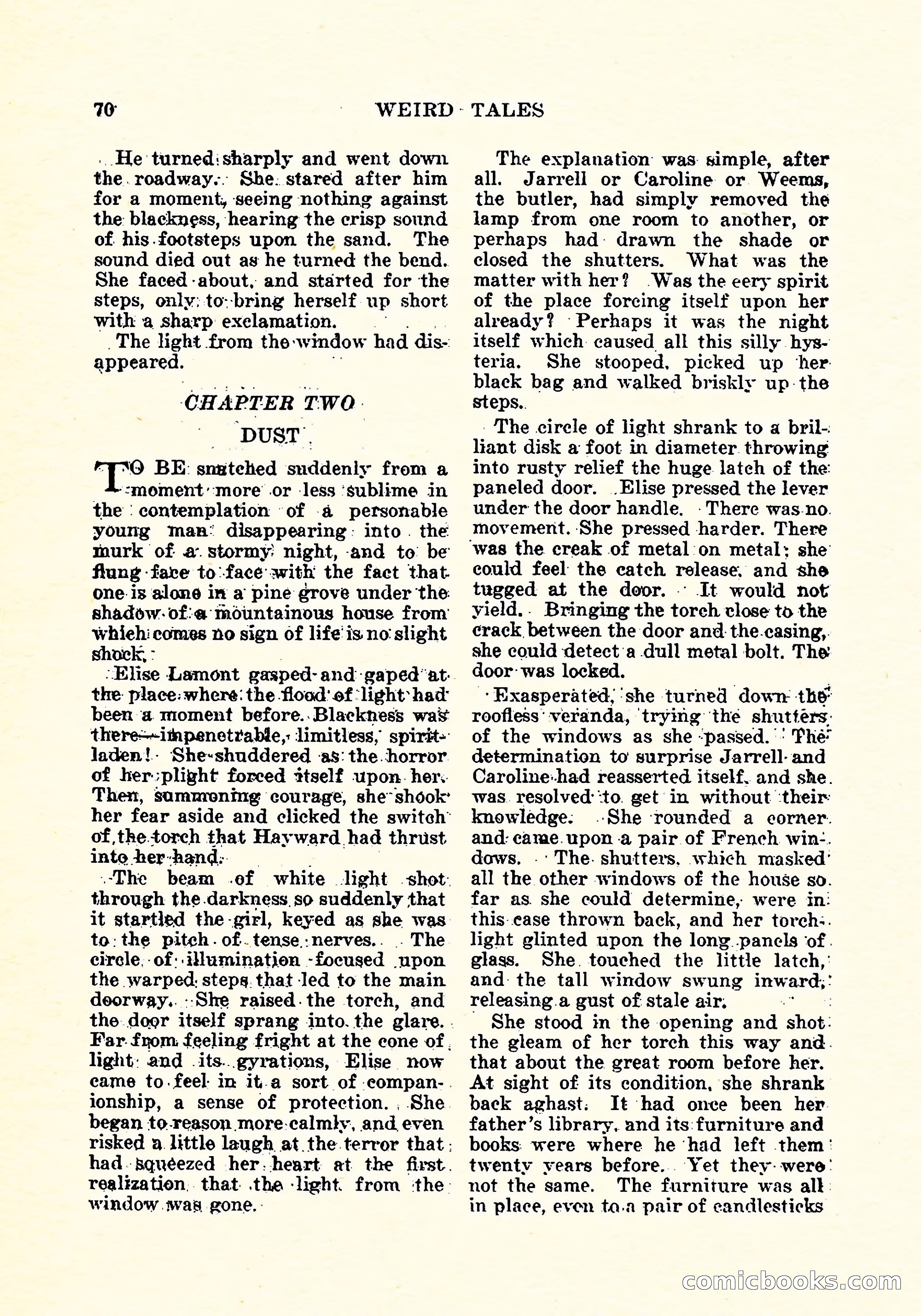 Weird Tales, Vol. 4, No. 3 — page 71 of 194