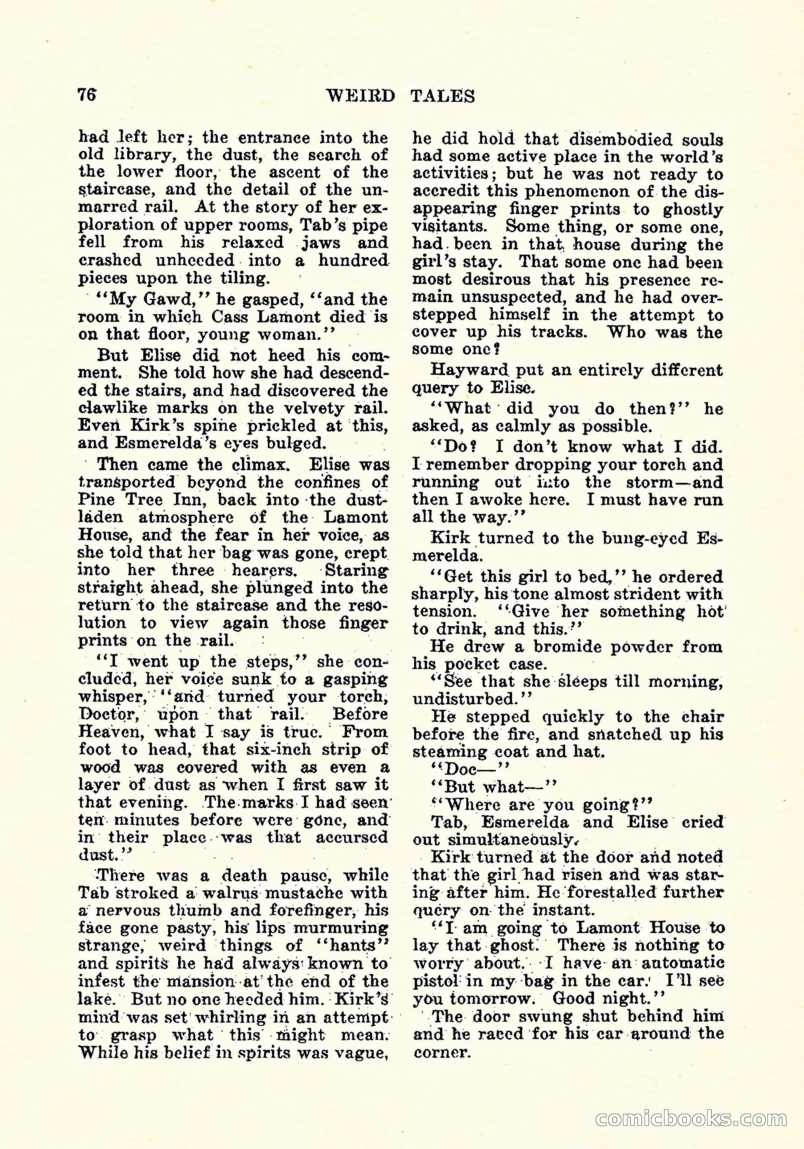 Weird Tales, Vol. 4, No. 3 — page 77 of 194