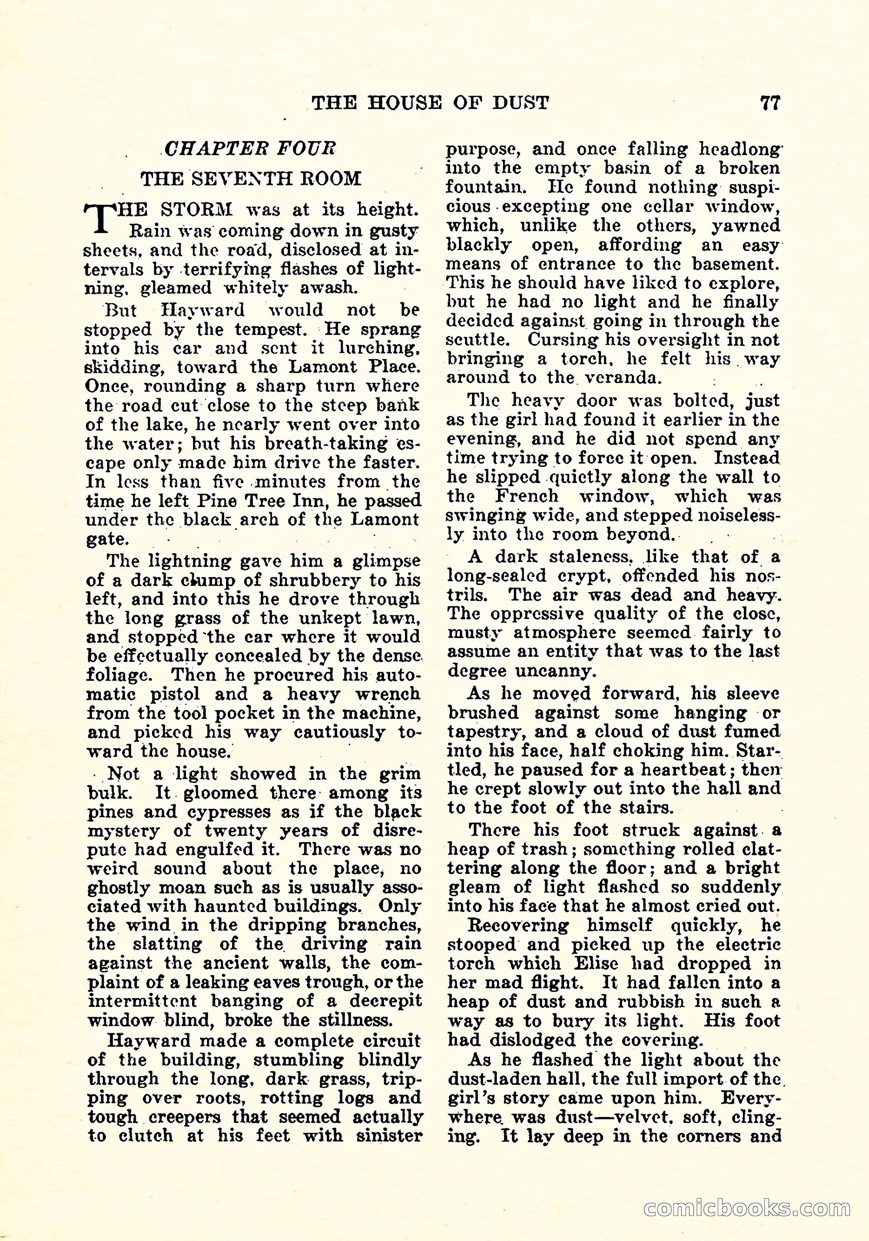 Weird Tales, Vol. 4, No. 3 — page 78 of 194