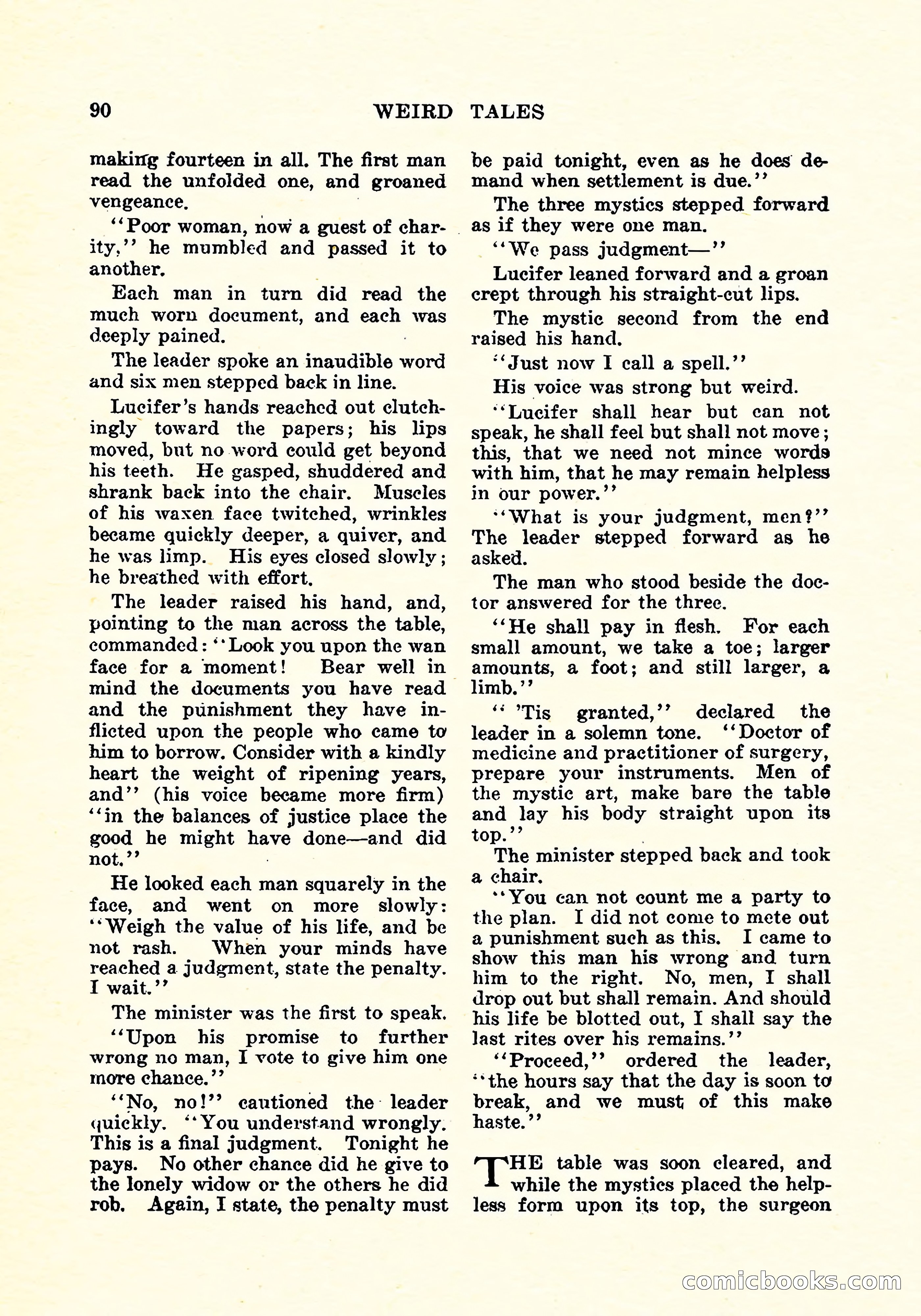 Weird Tales, Vol. 4, No. 3 — page 91 of 194