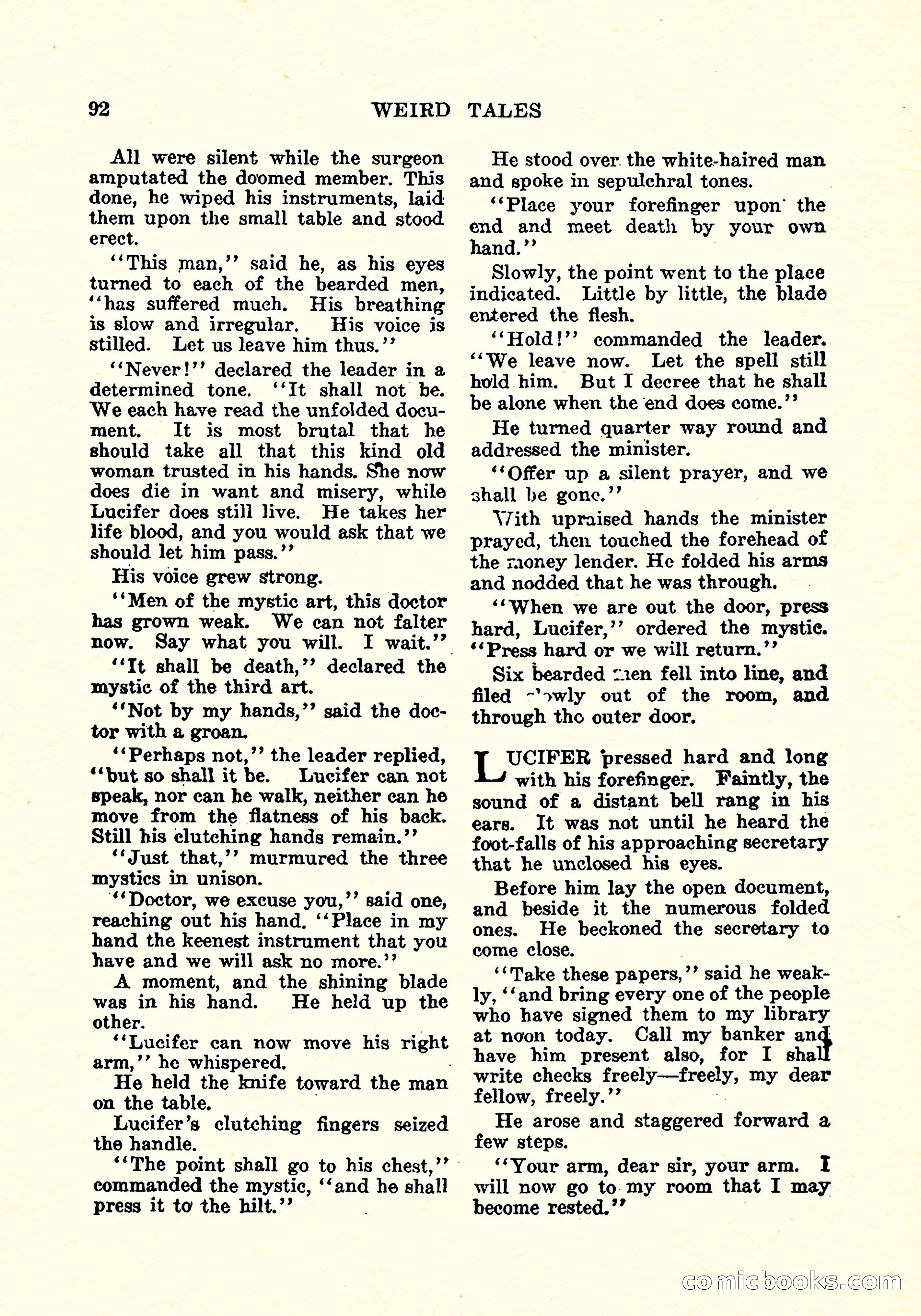 Weird Tales, Vol. 4, No. 3 — page 93 of 194