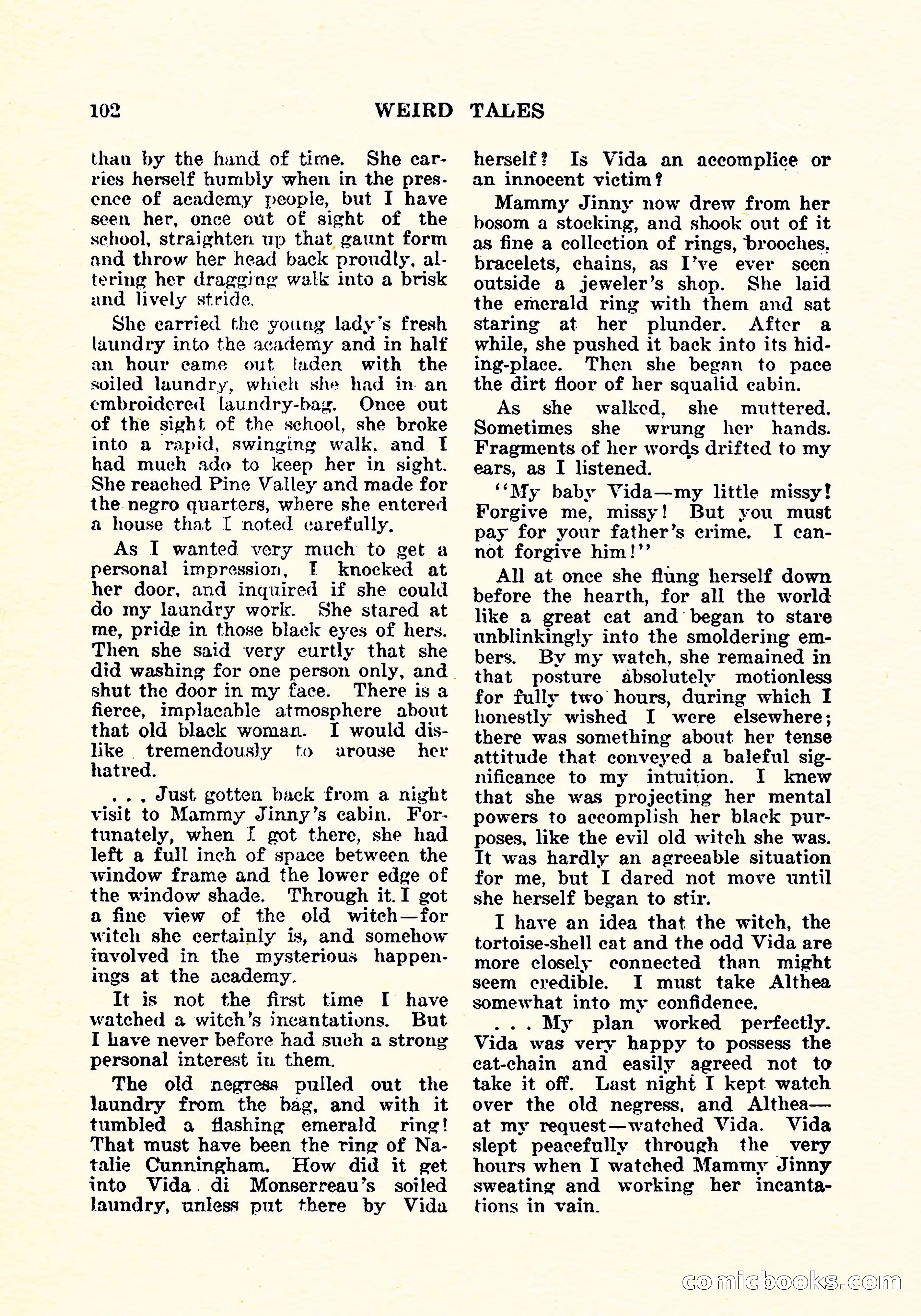 Weird Tales, Vol. 4, No. 3 — page 103 of 194