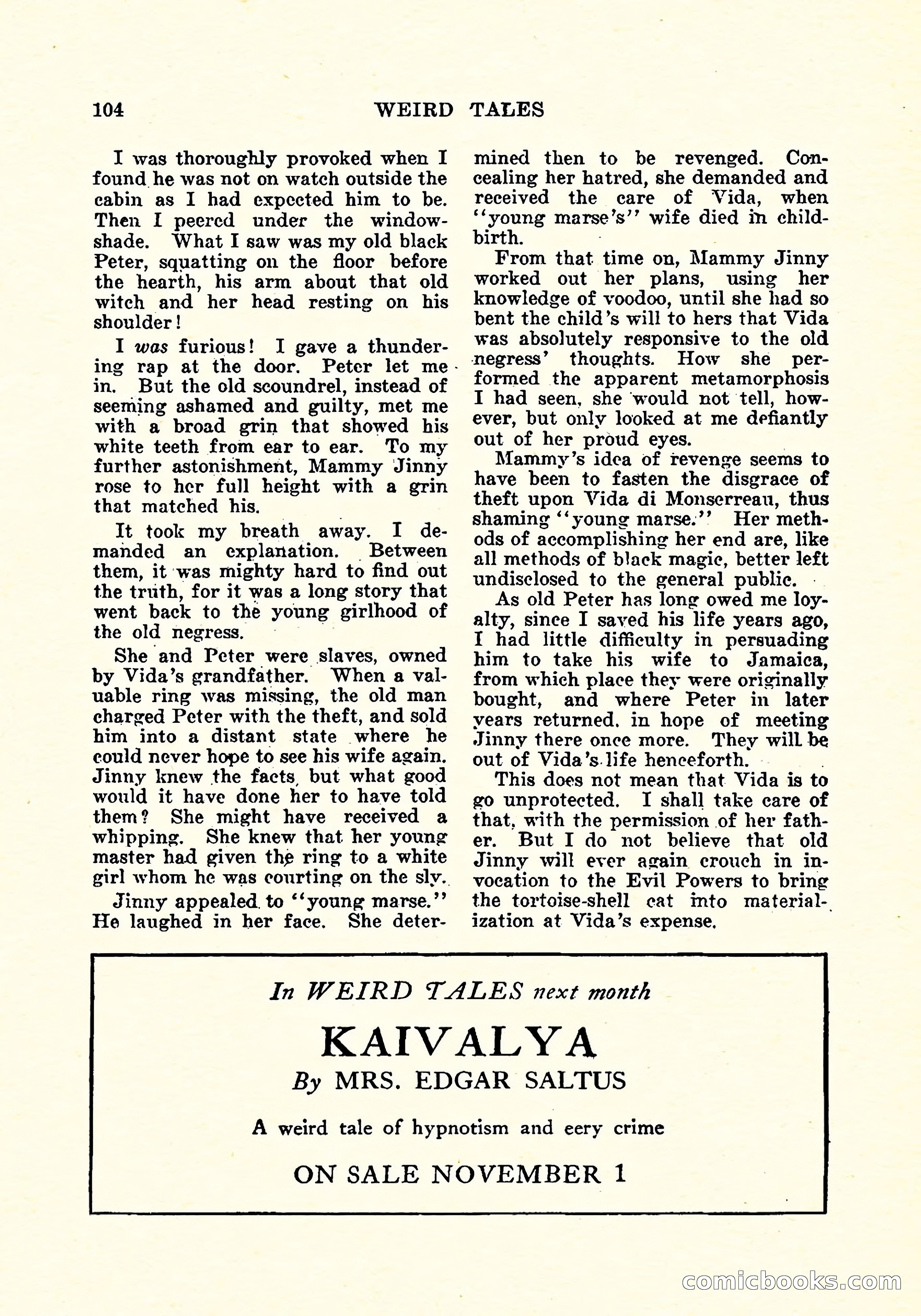 Weird Tales, Vol. 4, No. 3 — page 105 of 194