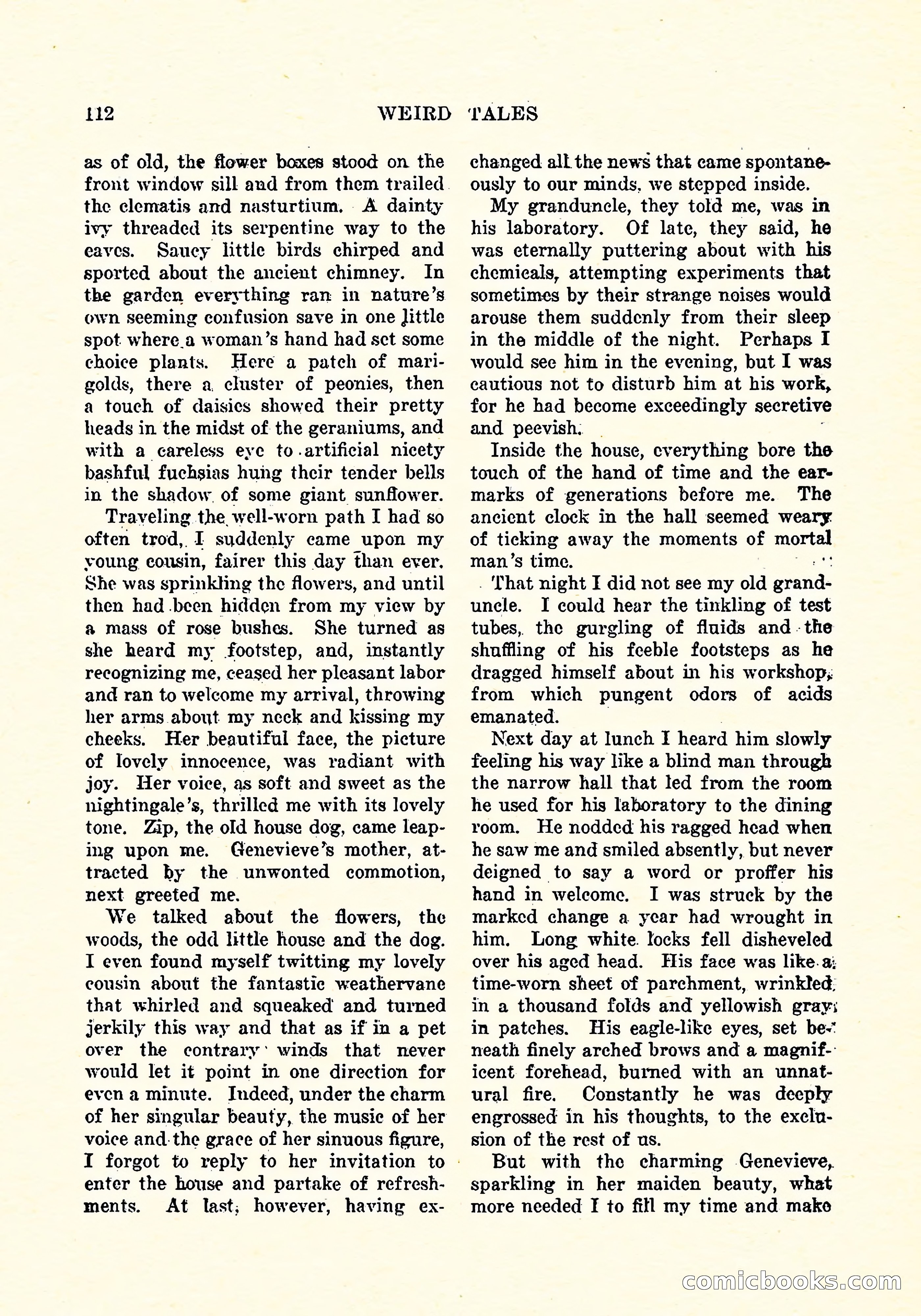 Weird Tales, Vol. 4, No. 3 — page 113 of 194