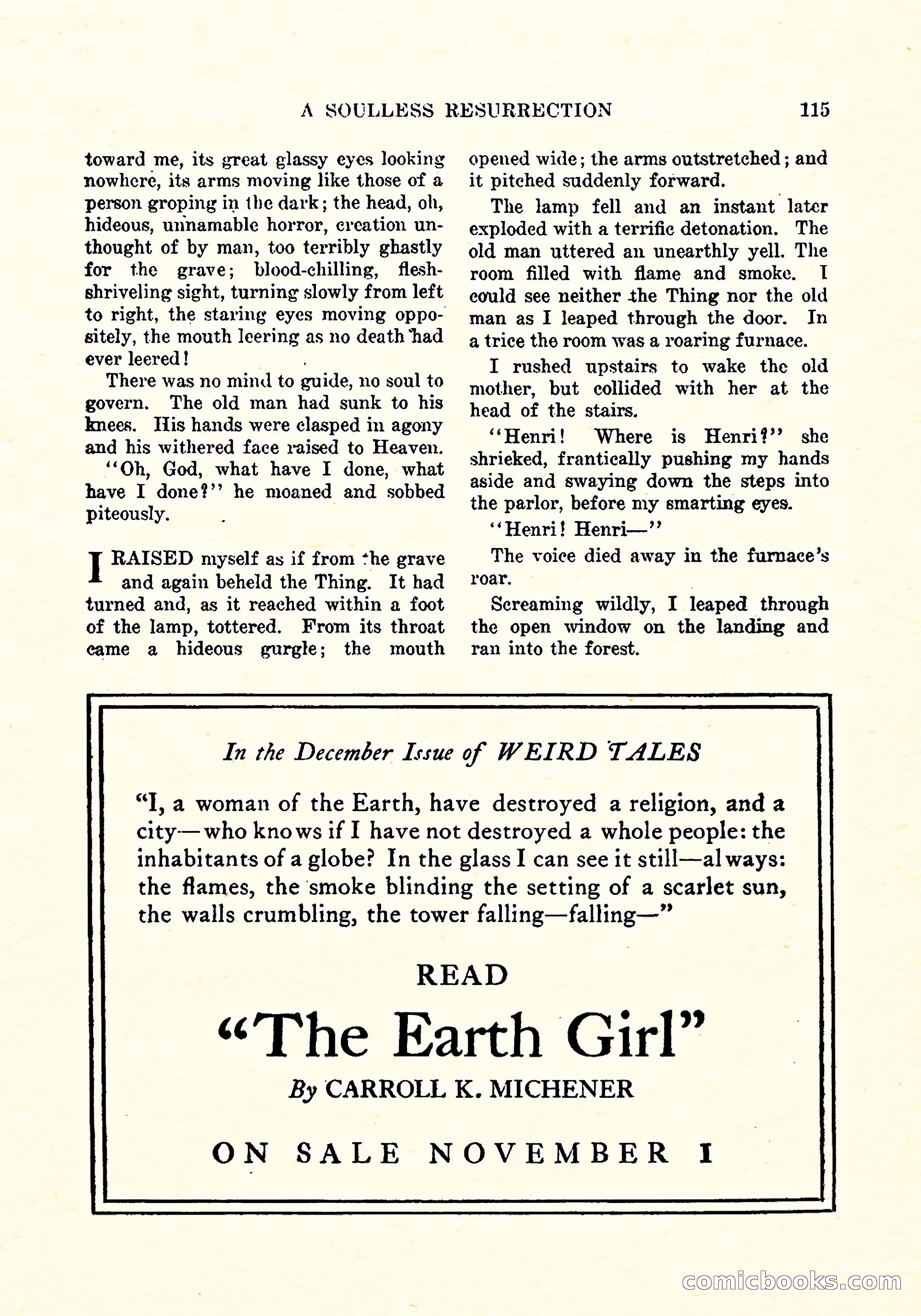 Weird Tales, Vol. 4, No. 3 — page 116 of 194