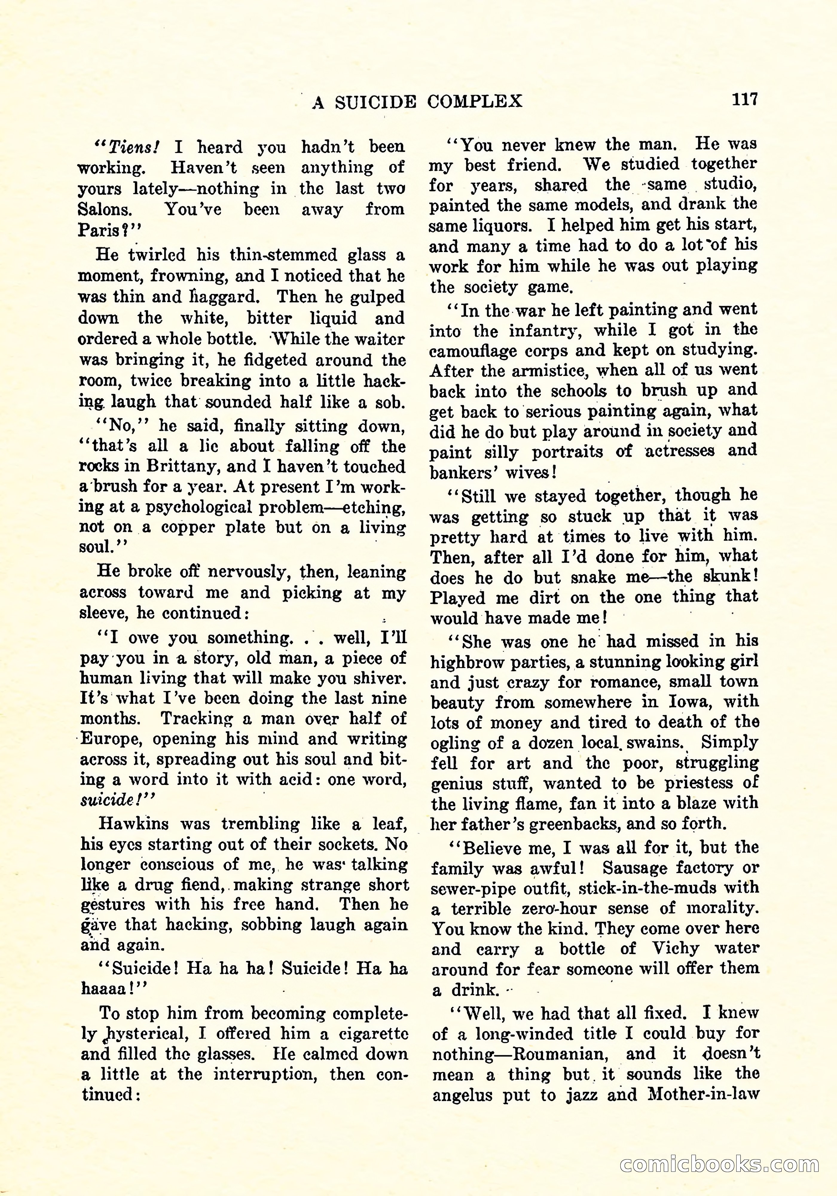 Weird Tales, Vol. 4, No. 3 — page 118 of 194