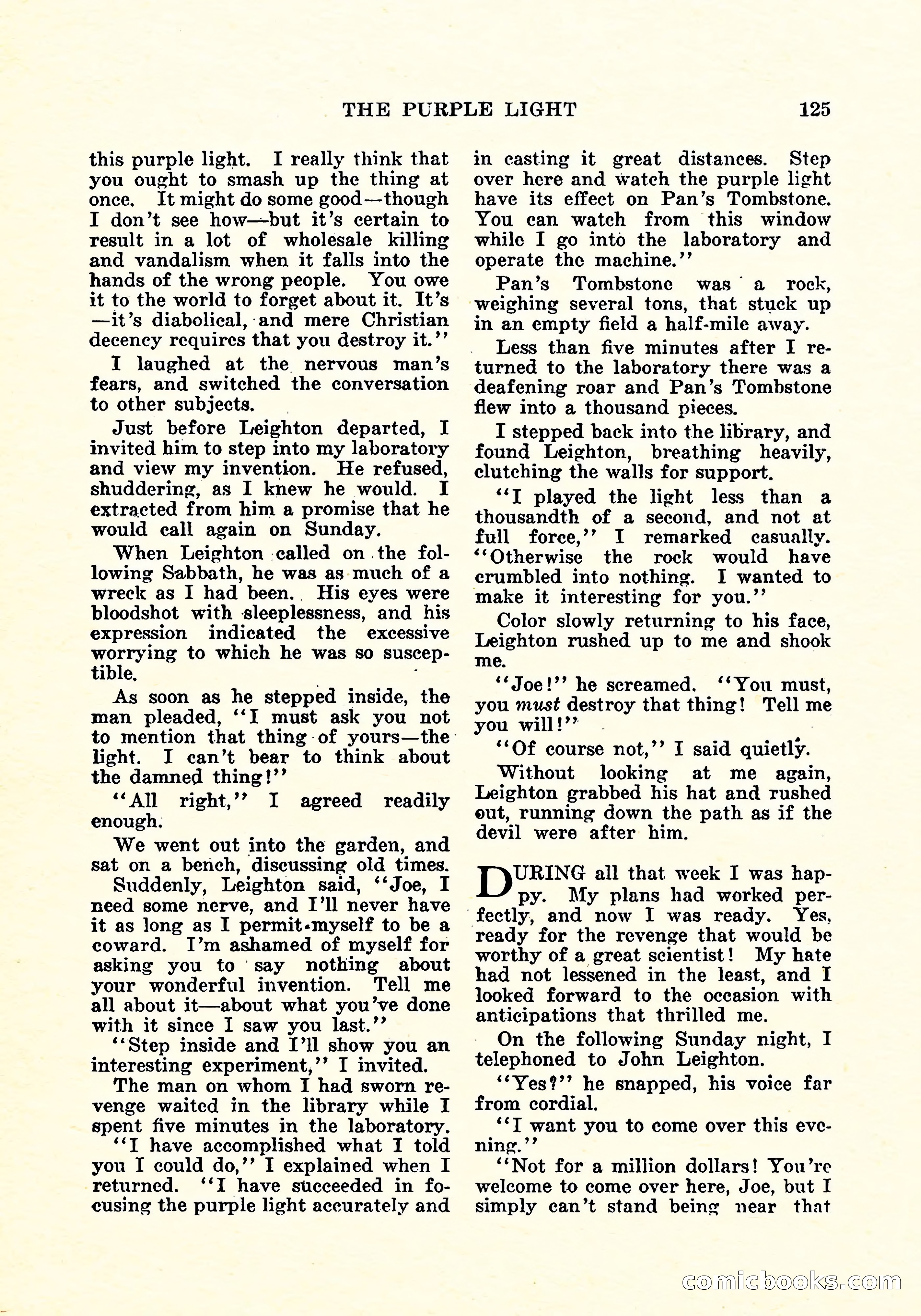 Weird Tales, Vol. 4, No. 3 — page 126 of 194