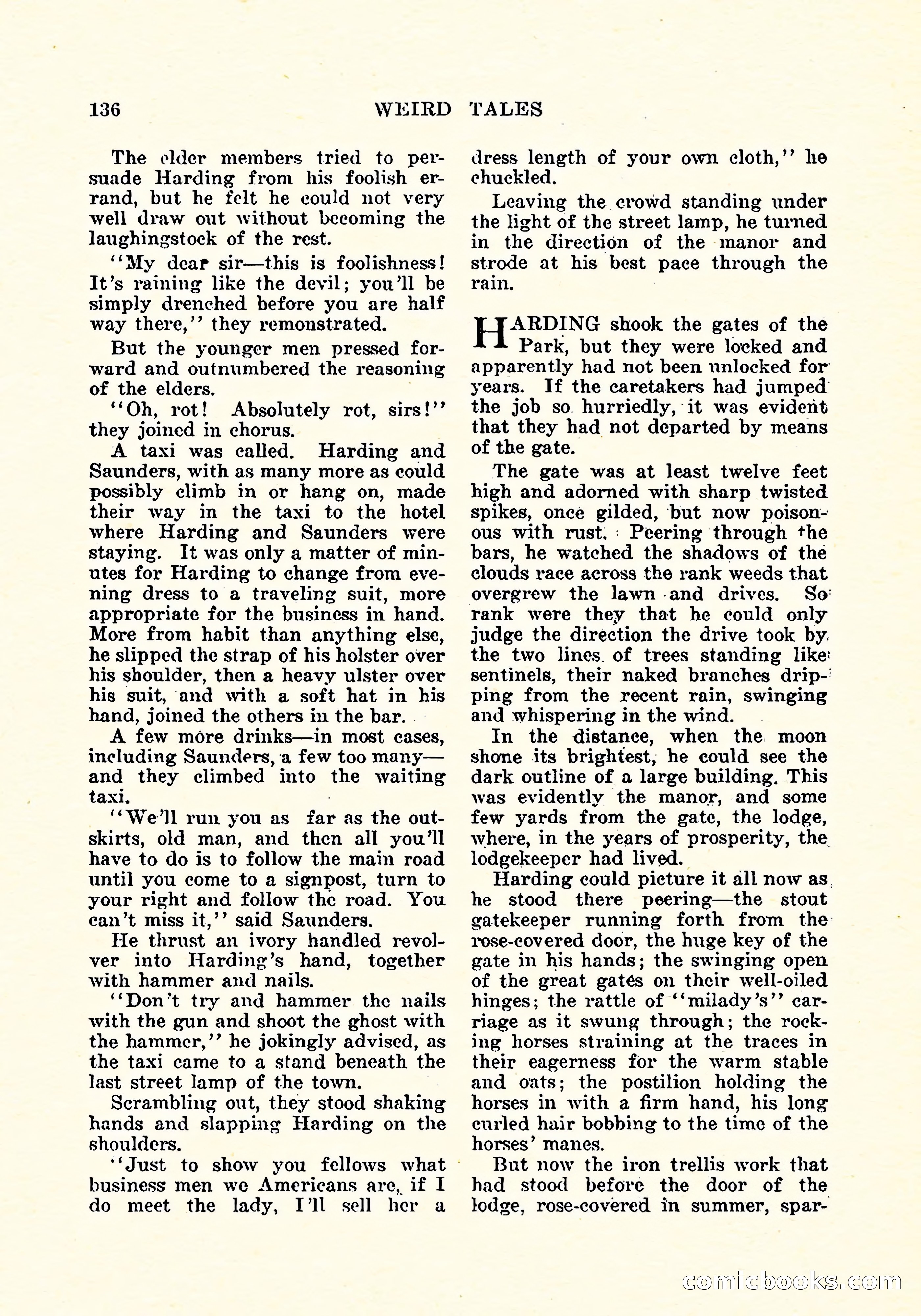Weird Tales, Vol. 4, No. 3 — page 137 of 194