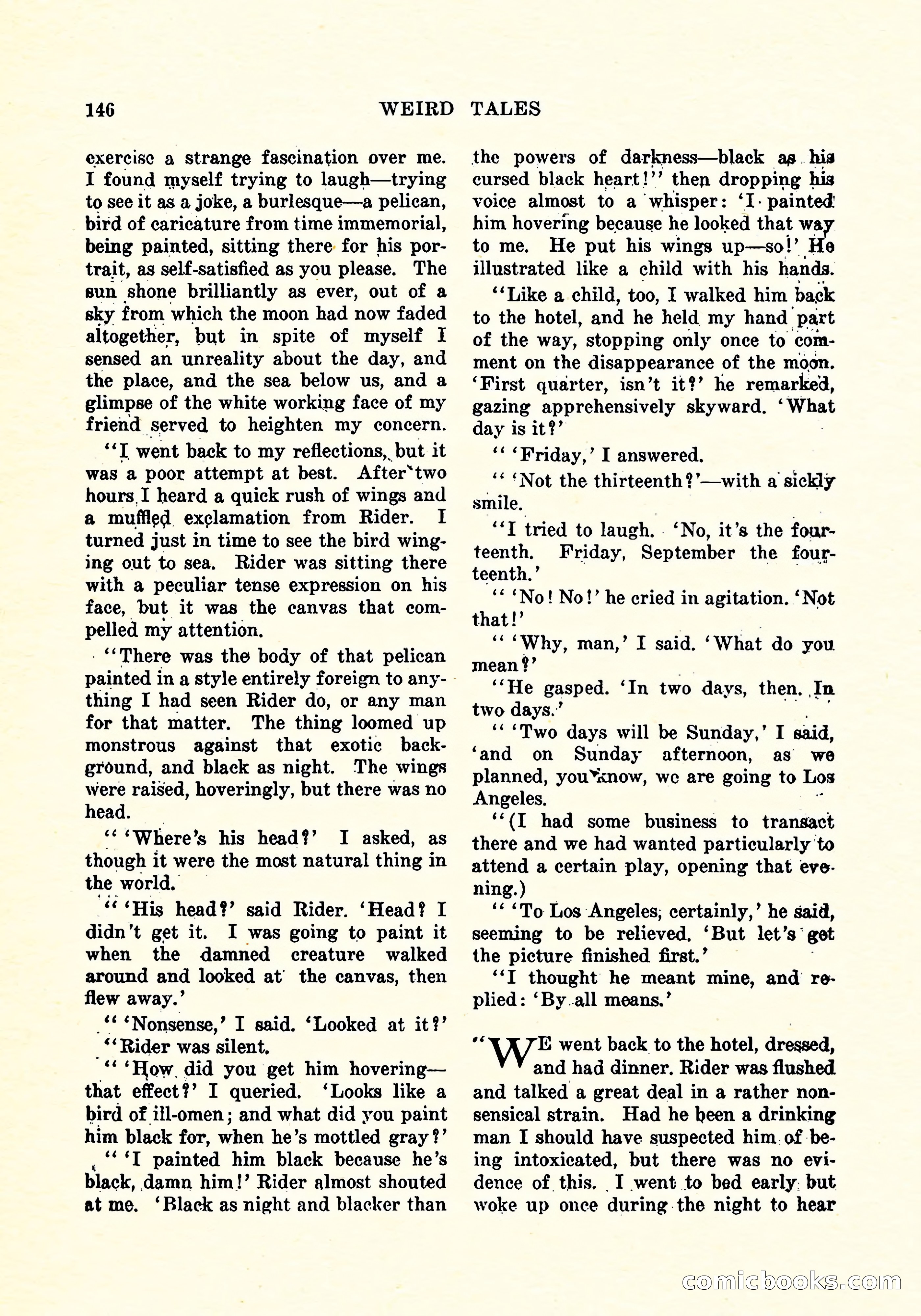 Weird Tales, Vol. 4, No. 3 — page 147 of 194