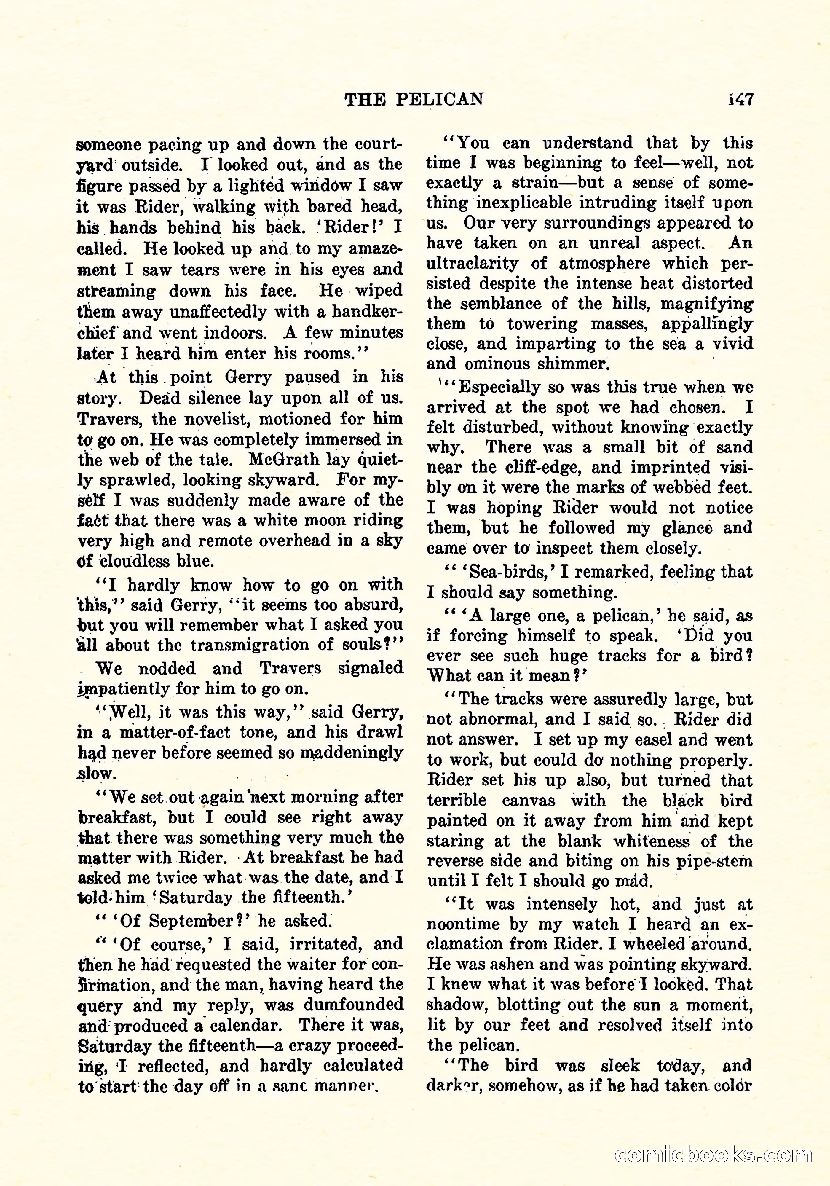 Weird Tales, Vol. 4, No. 3 — page 148 of 194