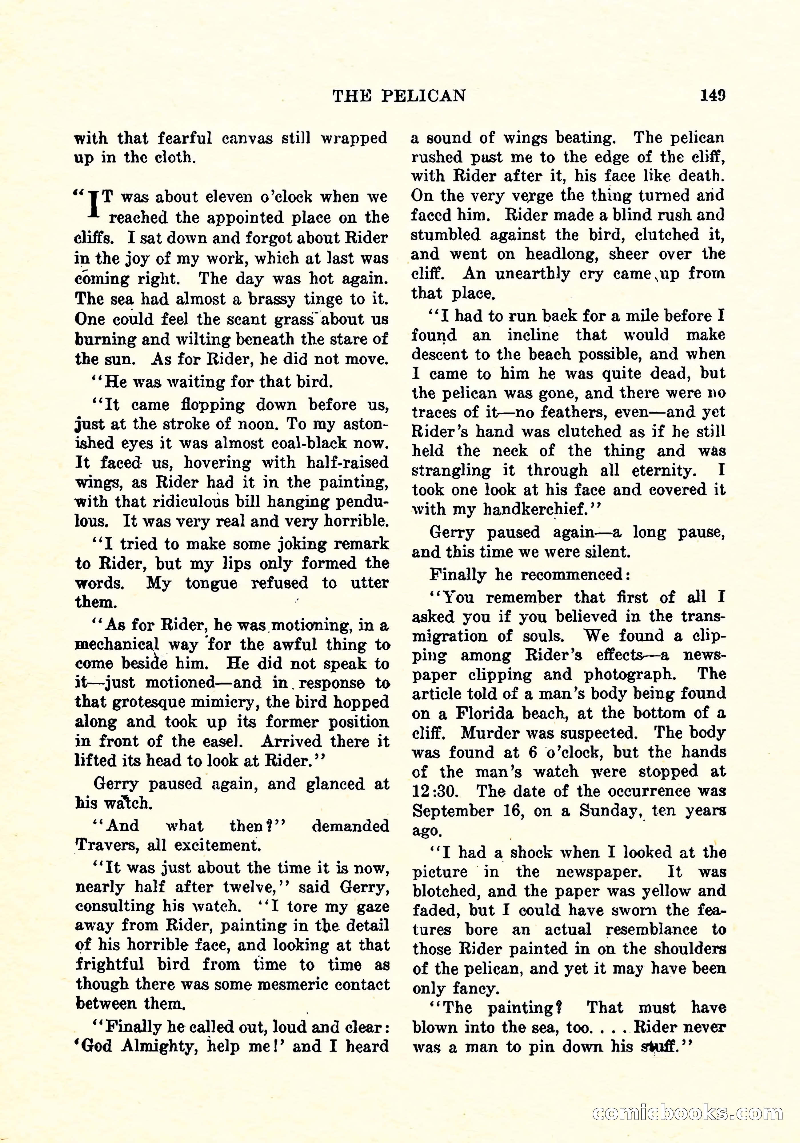 Weird Tales, Vol. 4, No. 3 — page 150 of 194