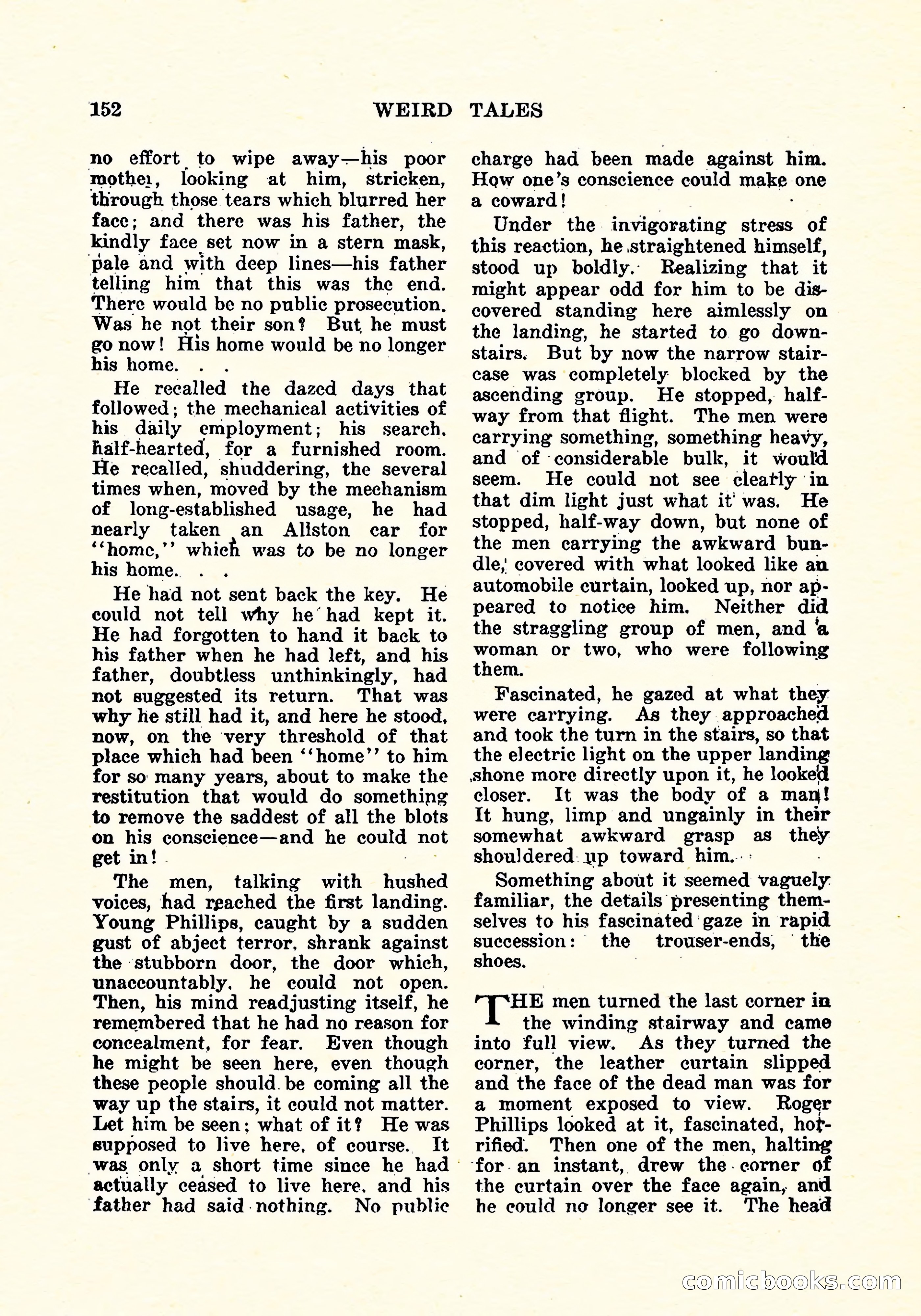 Weird Tales, Vol. 4, No. 3 — page 153 of 194