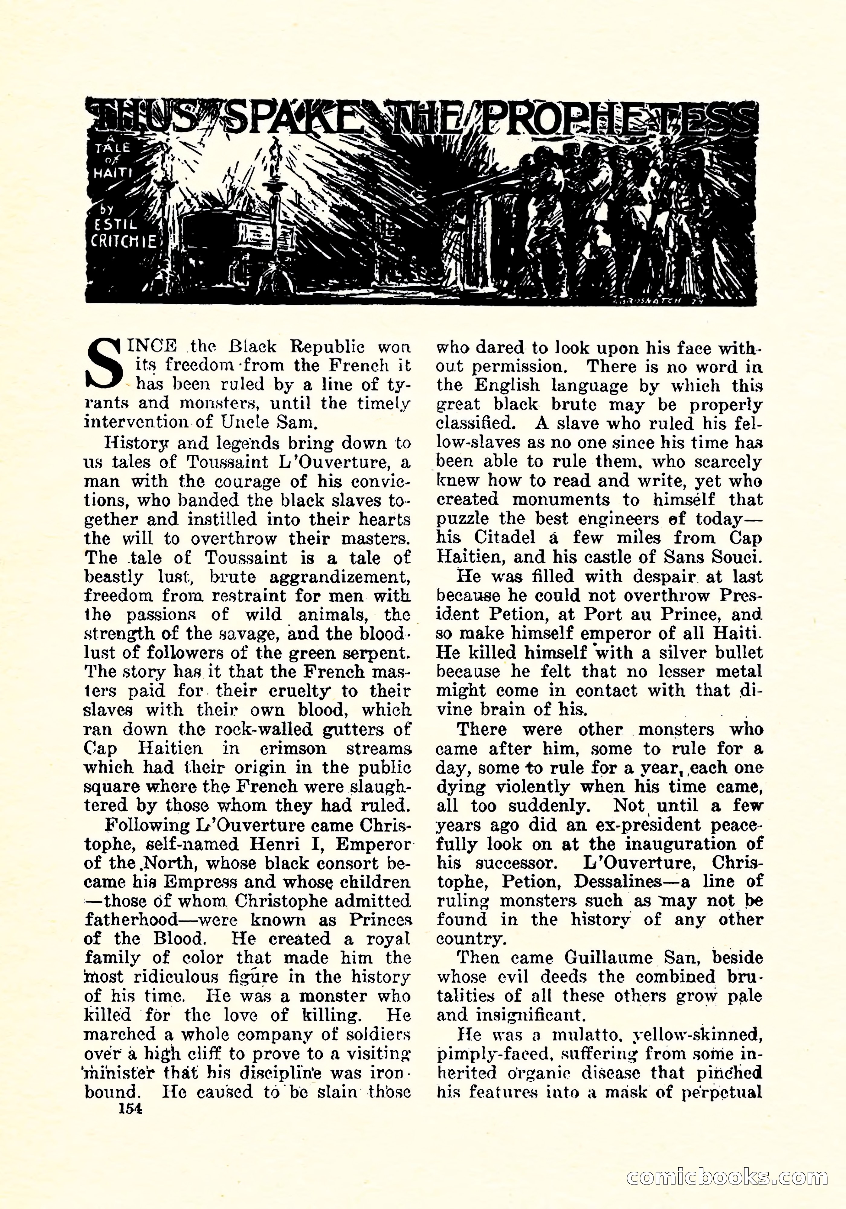 Weird Tales, Vol. 4, No. 3 — page 155 of 194