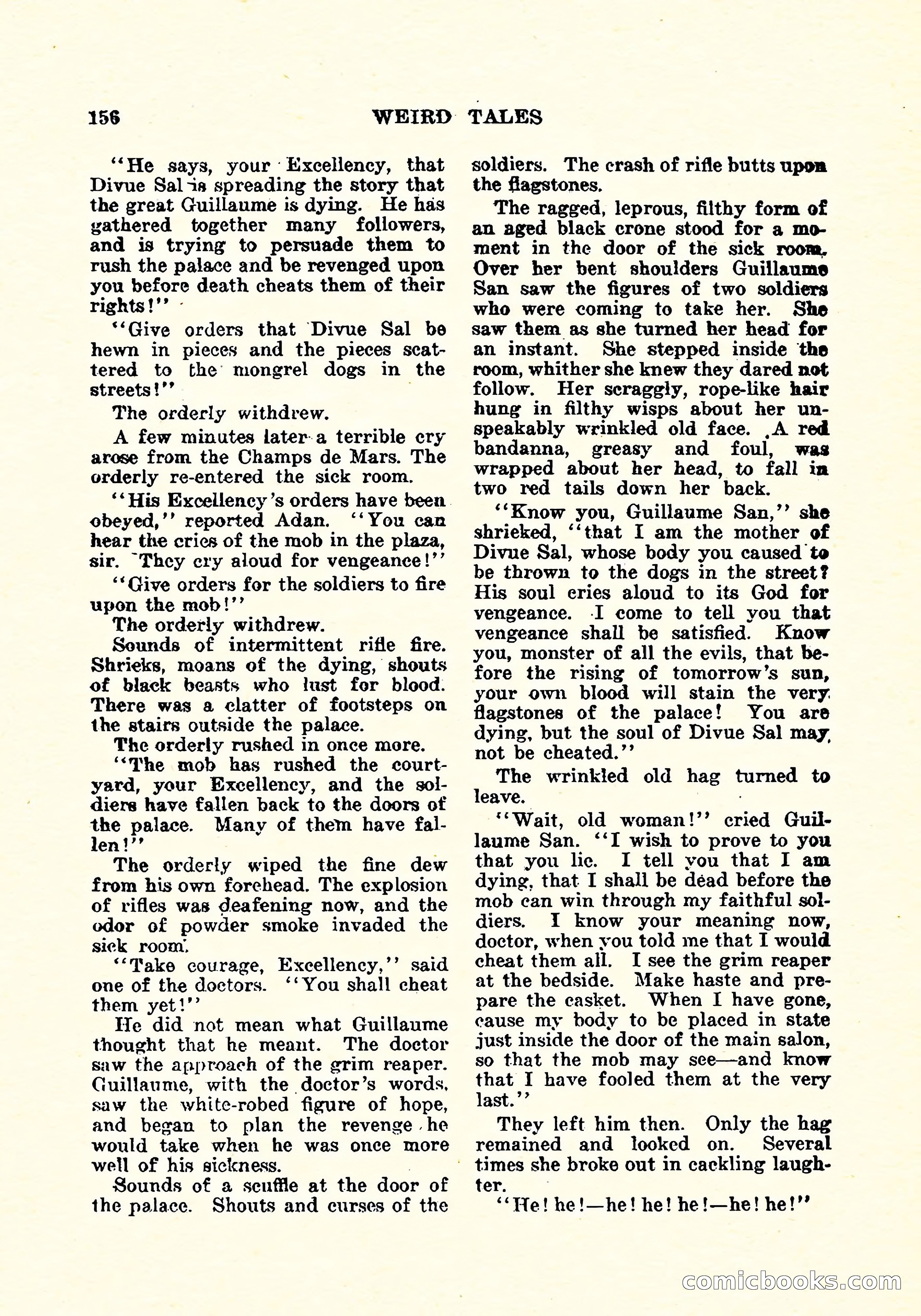 Weird Tales, Vol. 4, No. 3 — page 157 of 194