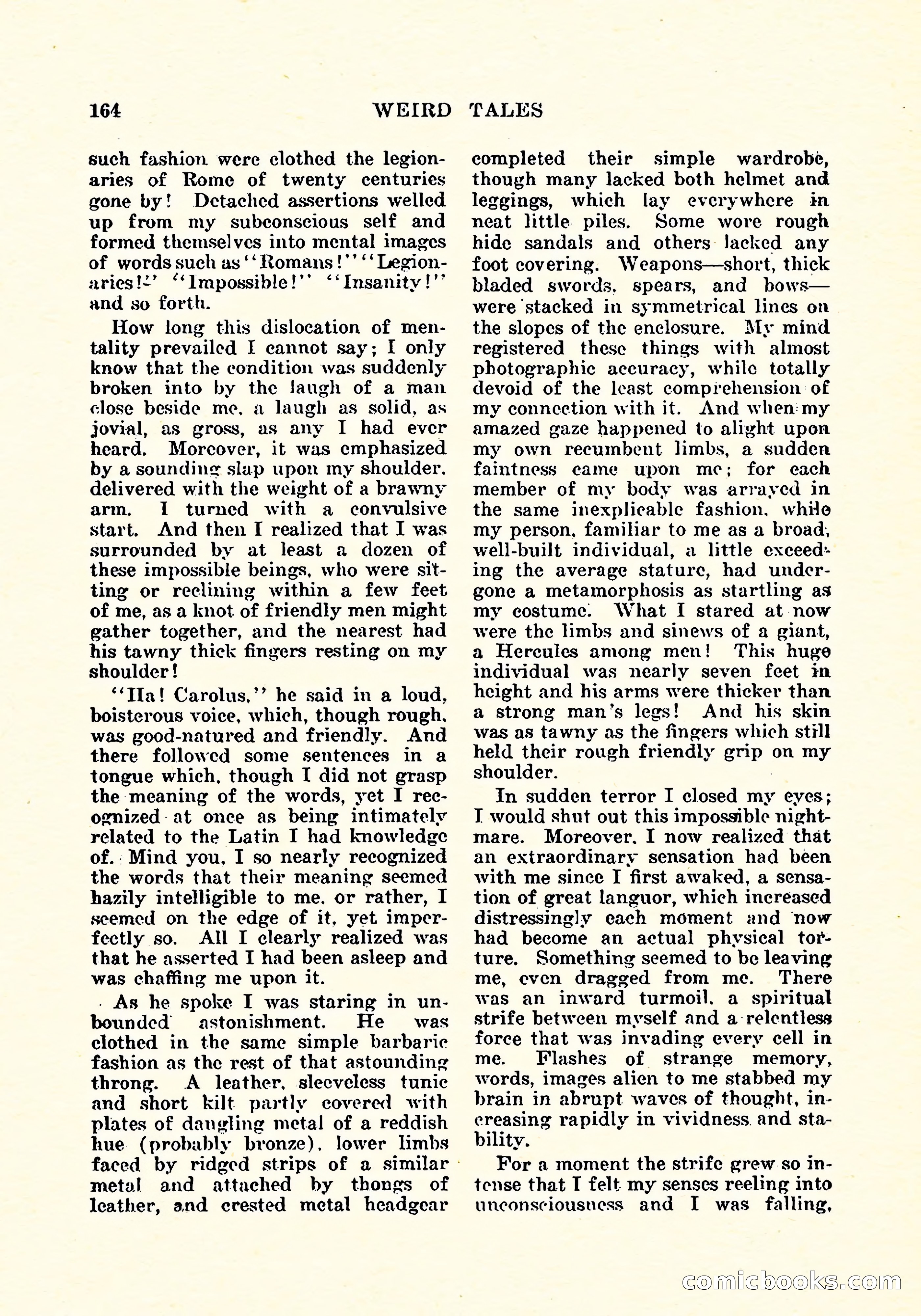 Weird Tales, Vol. 4, No. 3 — page 165 of 194