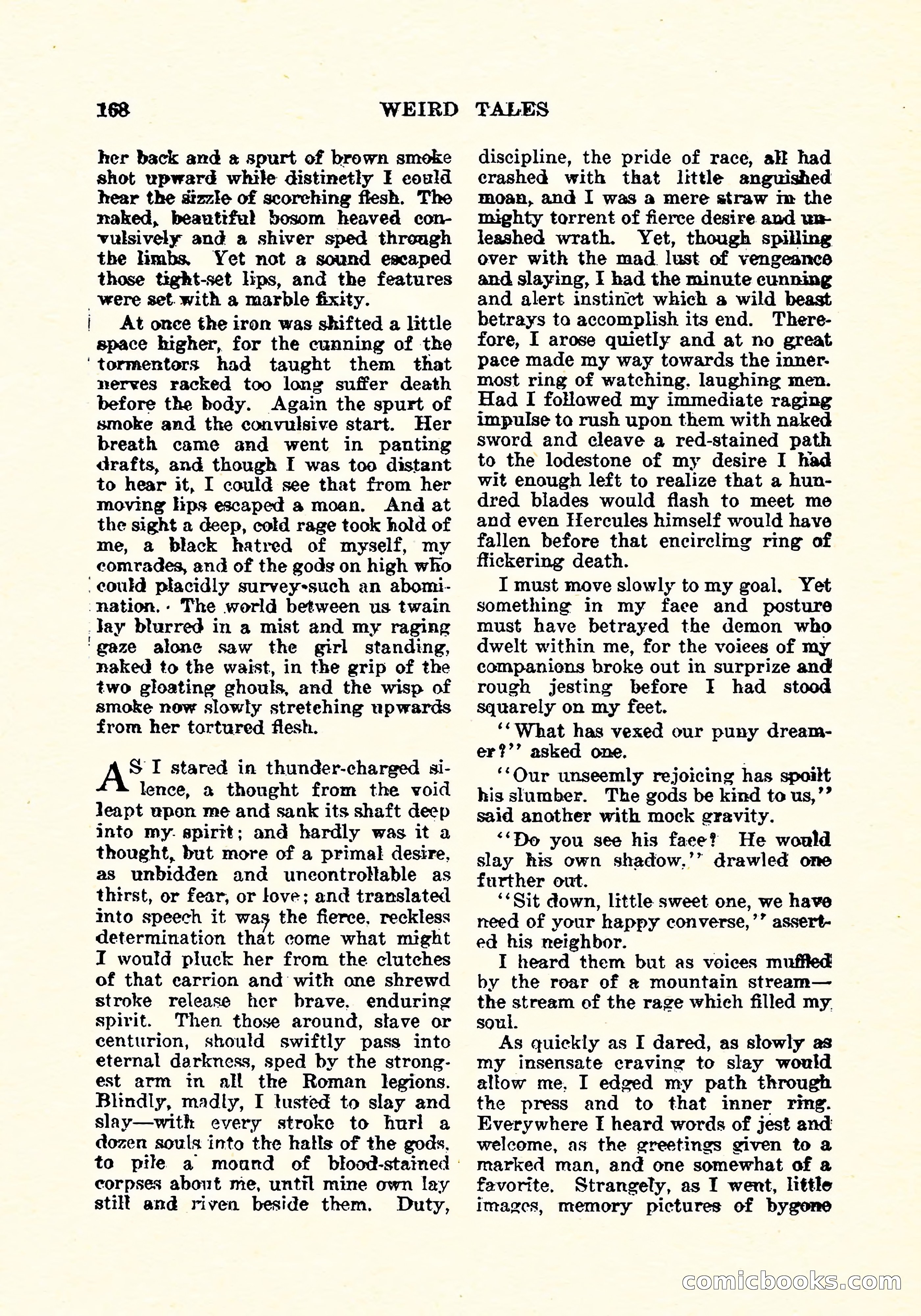 Weird Tales, Vol. 4, No. 3 — page 169 of 194