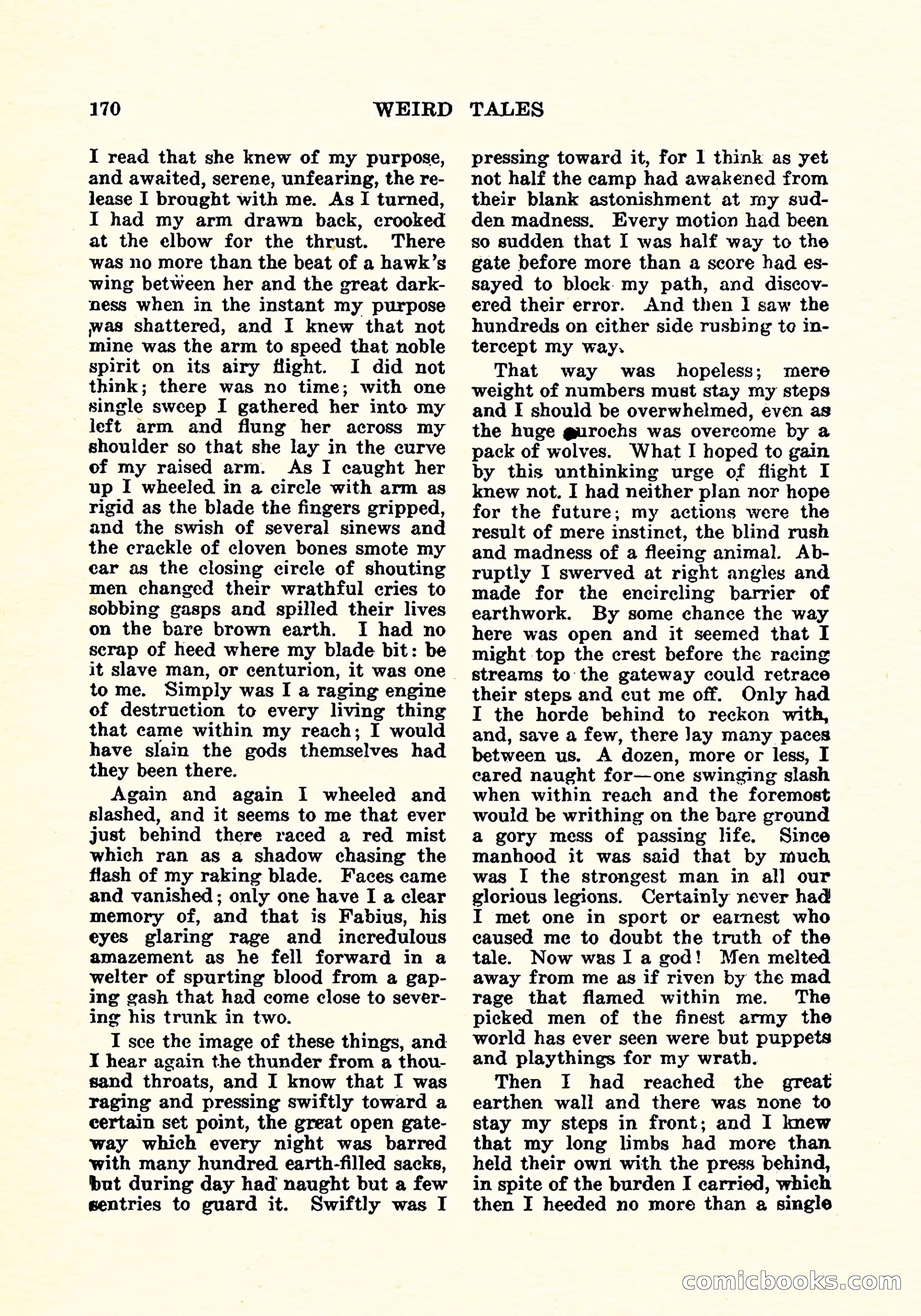 Weird Tales, Vol. 4, No. 3 — page 171 of 194