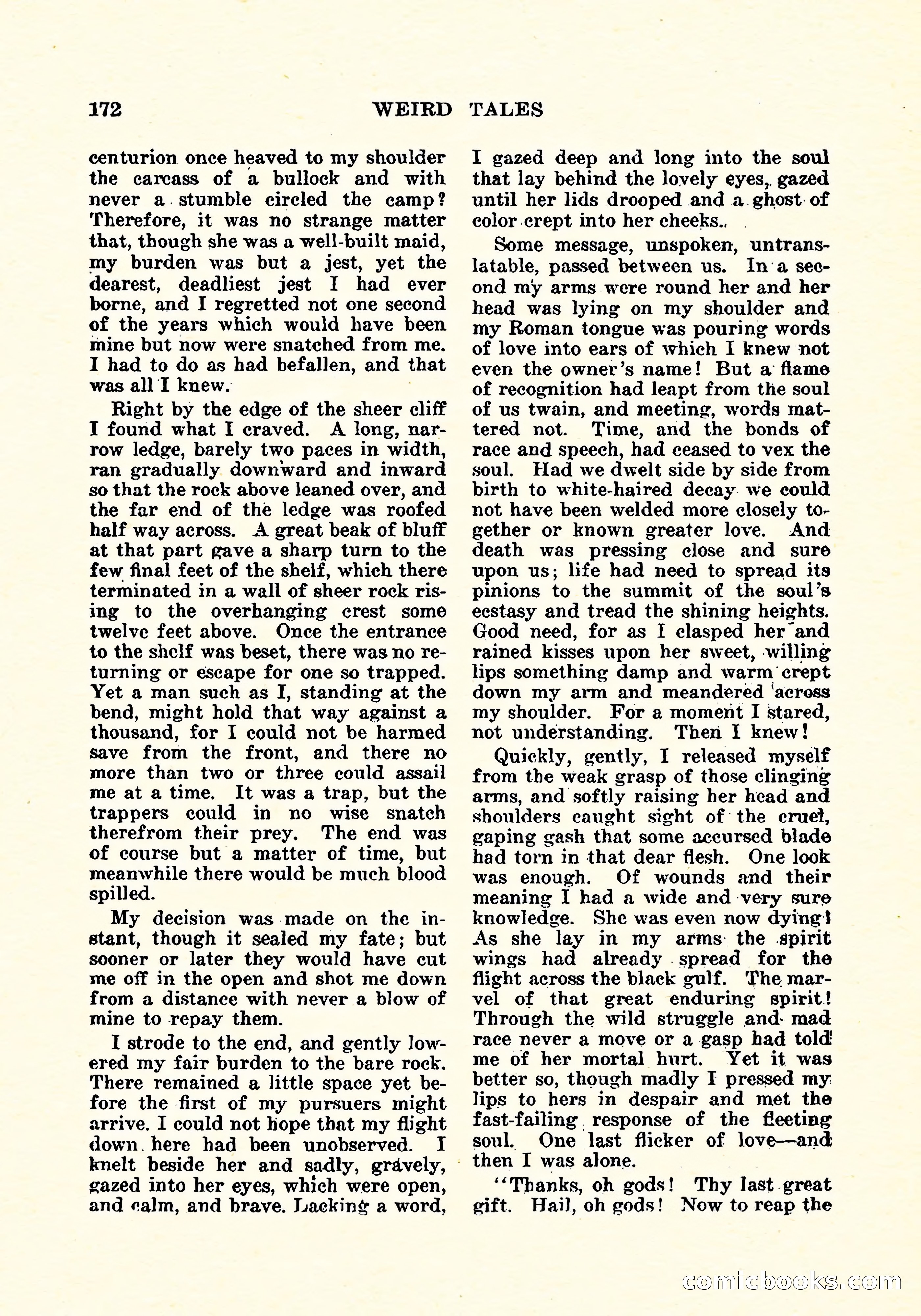 Weird Tales, Vol. 4, No. 3 — page 173 of 194