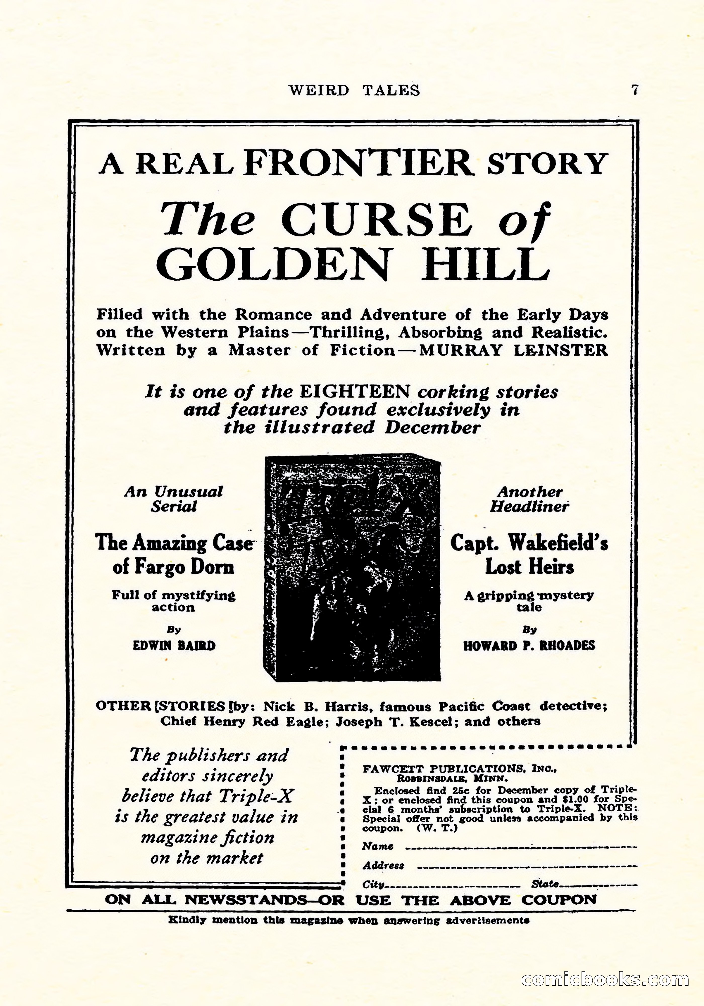 Weird Tales, Vol. 4, No. 4 — page 8 of 194