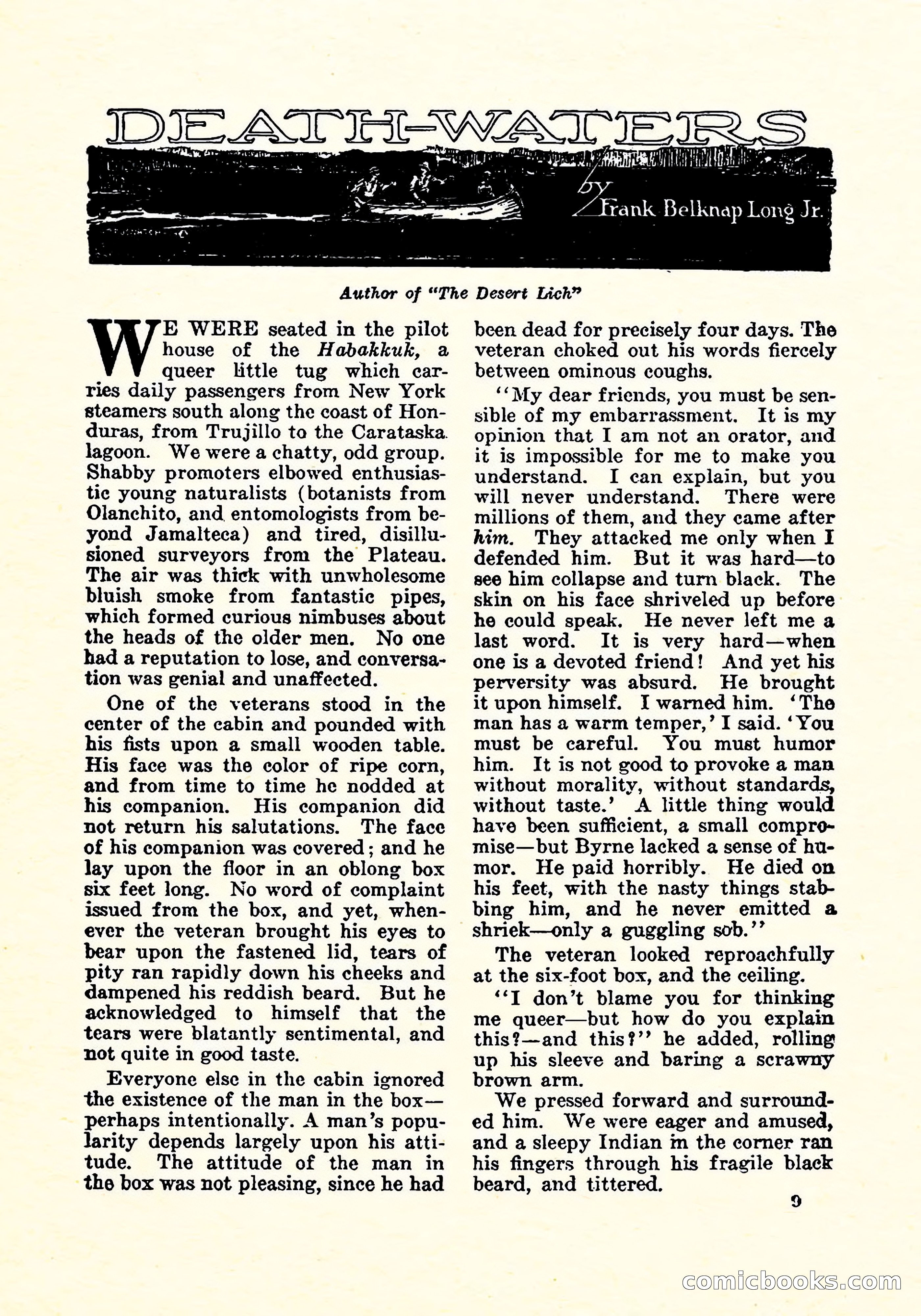 Weird Tales, Vol. 4, No. 4 — page 10 of 194