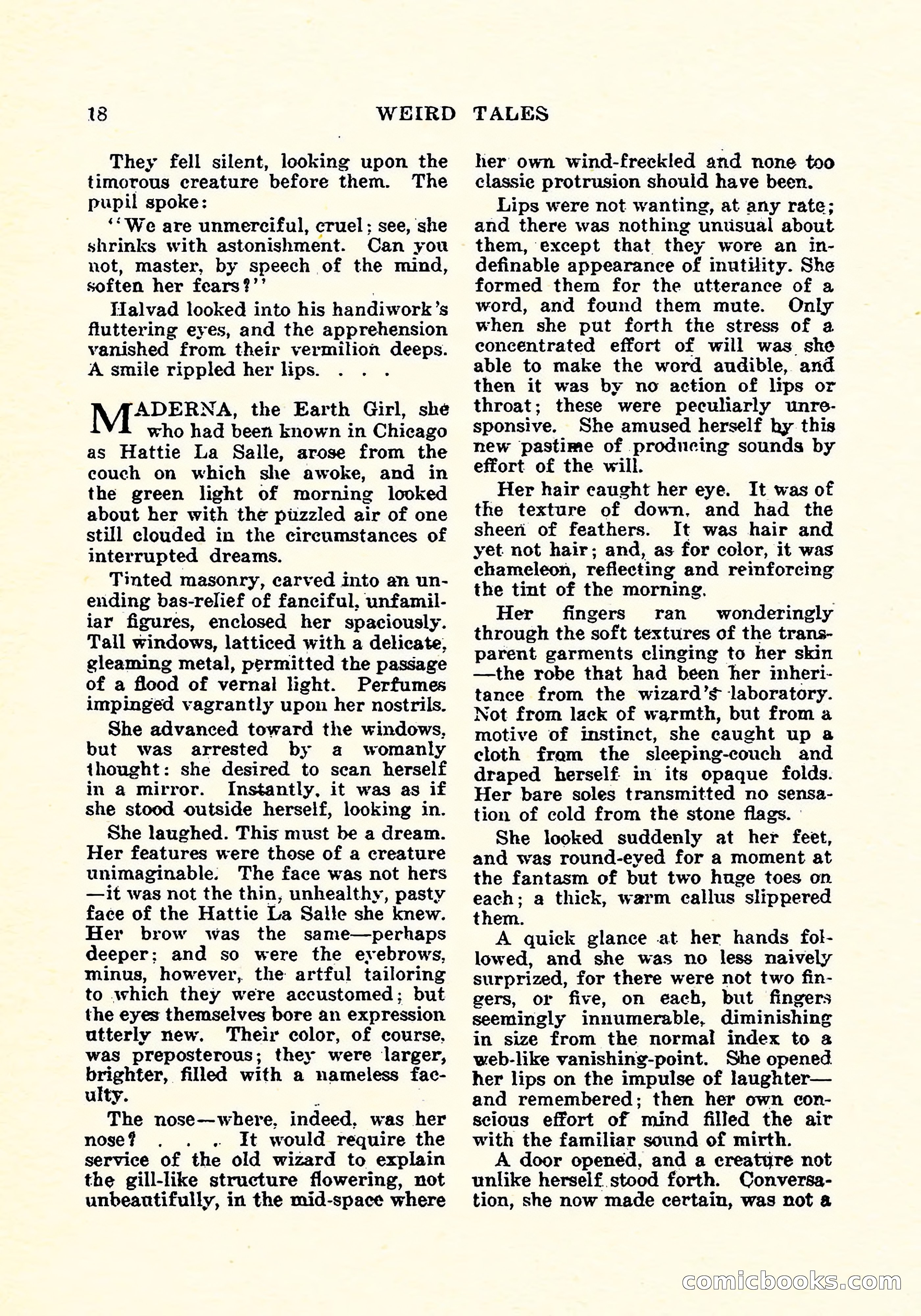 Weird Tales, Vol. 4, No. 4 — page 19 of 194