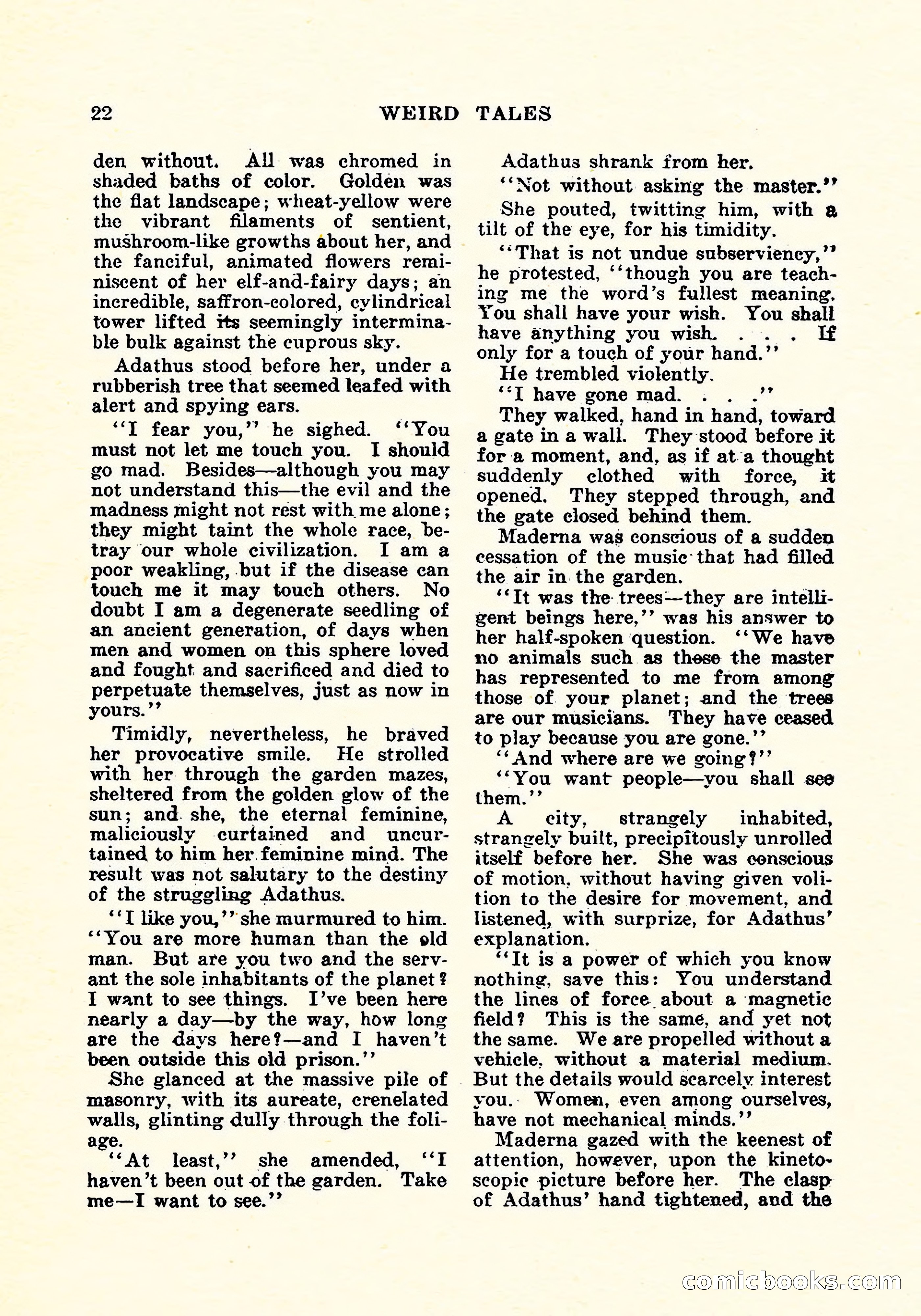 Weird Tales, Vol. 4, No. 4 — page 23 of 194