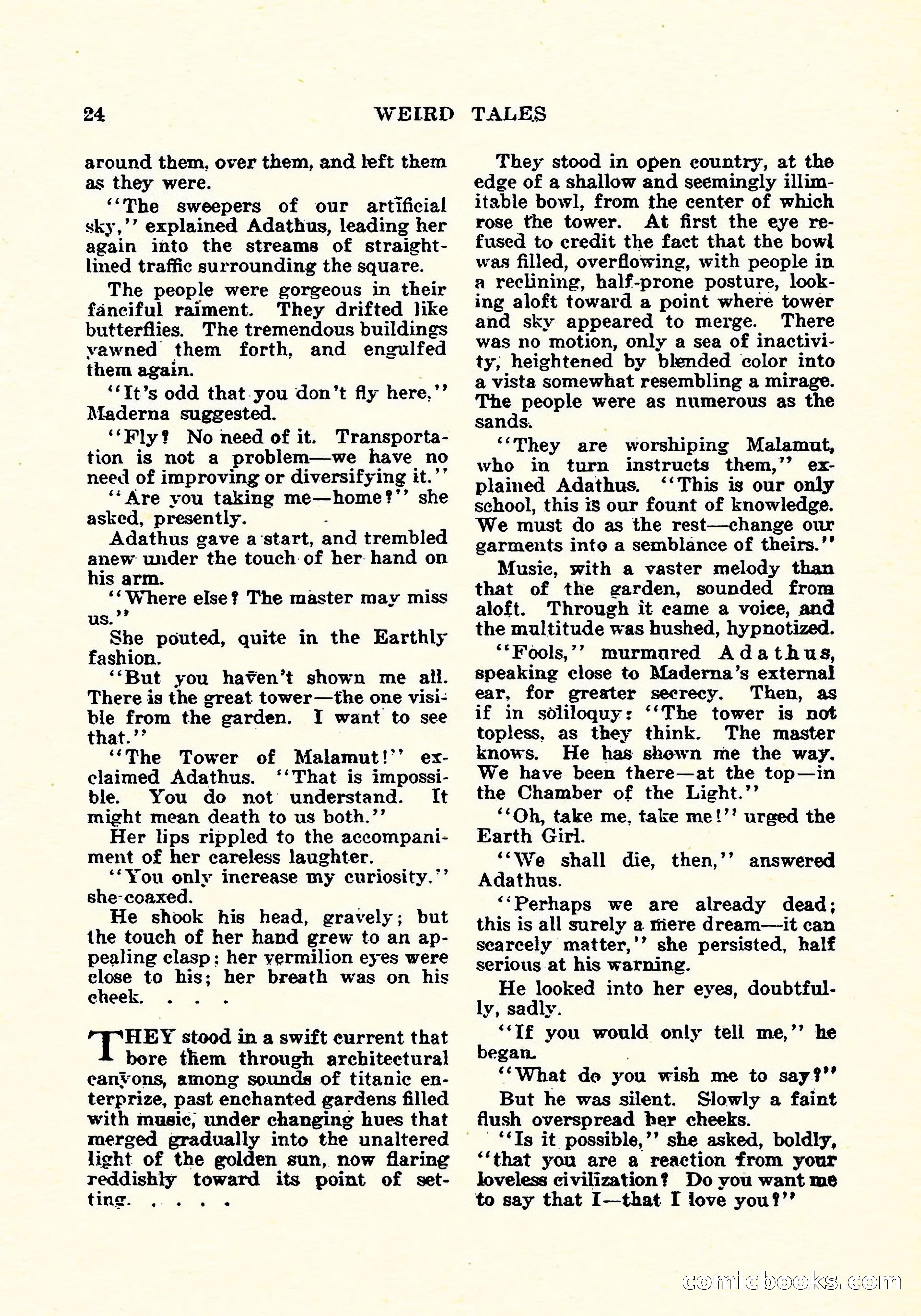 Weird Tales, Vol. 4, No. 4 — page 25 of 194