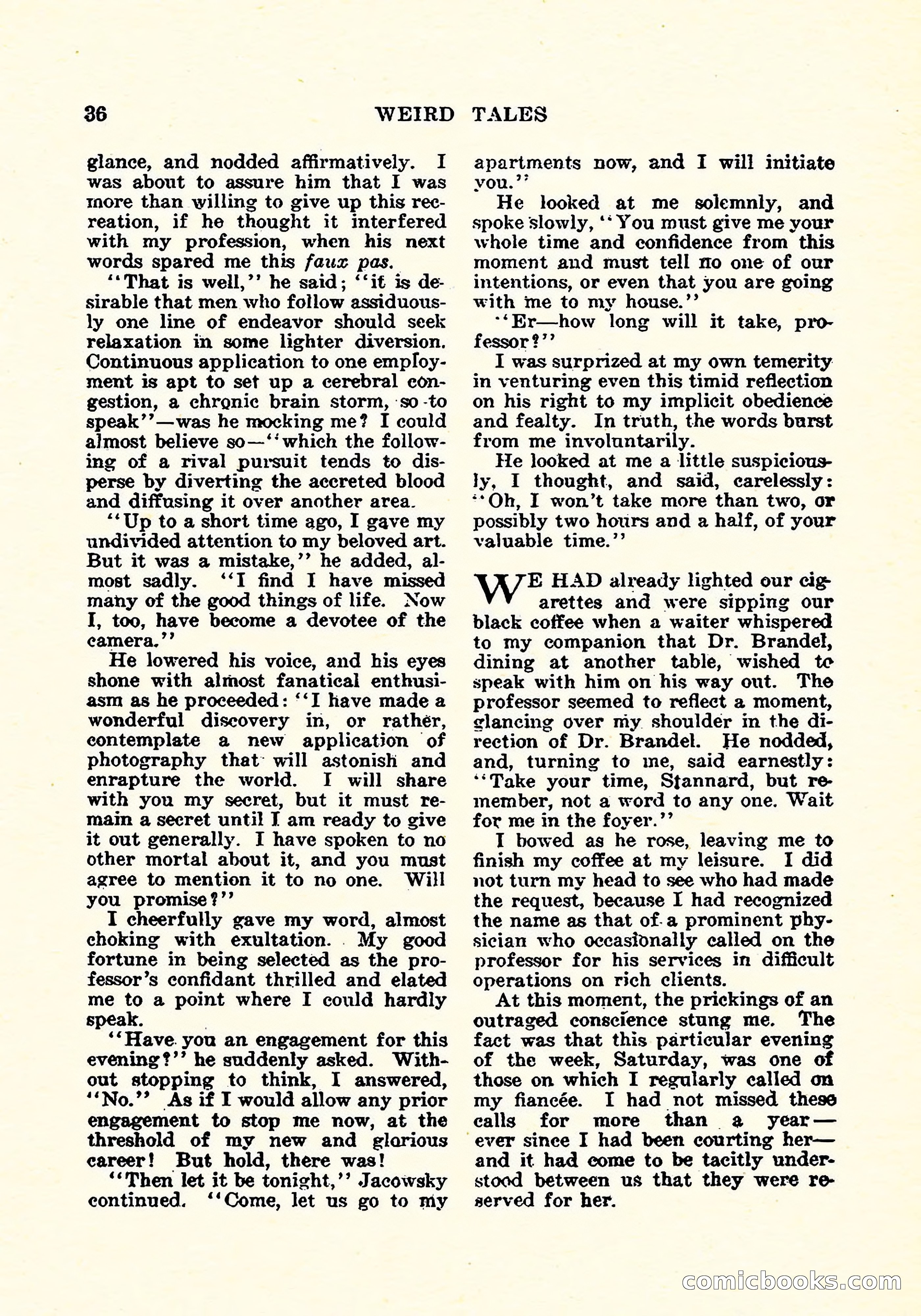 Weird Tales, Vol. 4, No. 4 — page 37 of 194