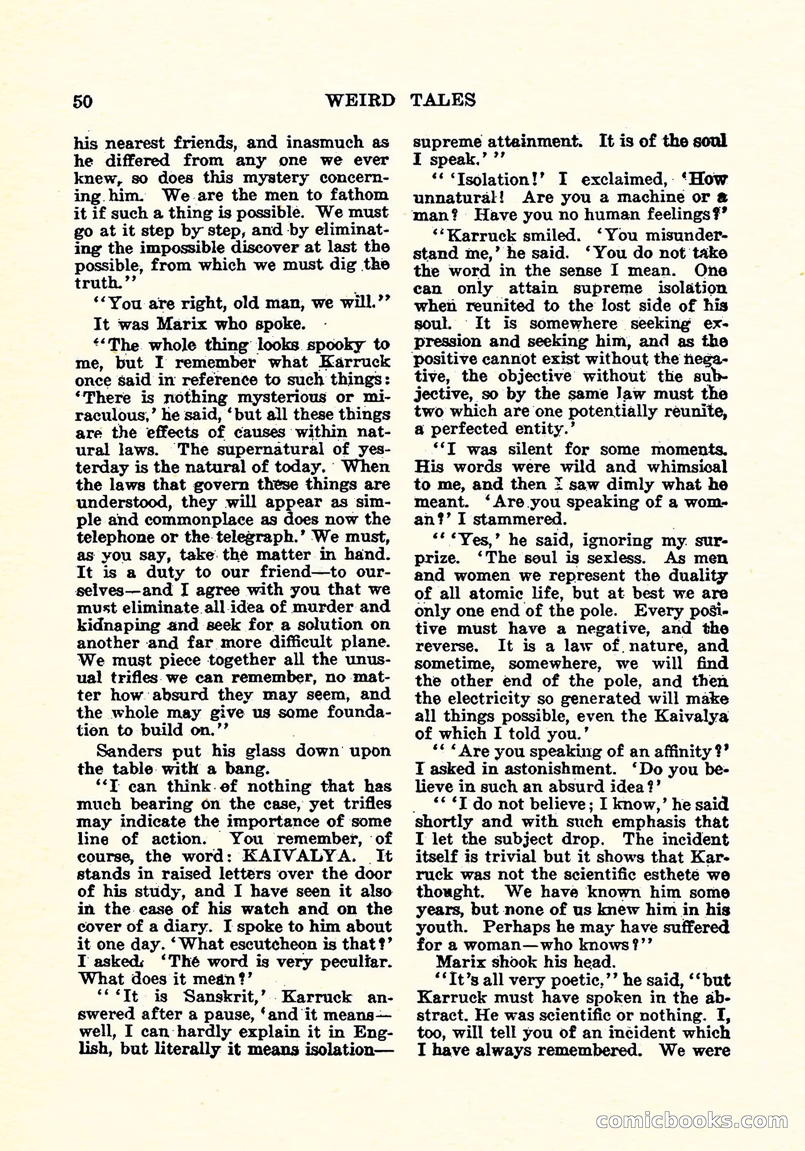 Weird Tales, Vol. 4, No. 4 — page 51 of 194