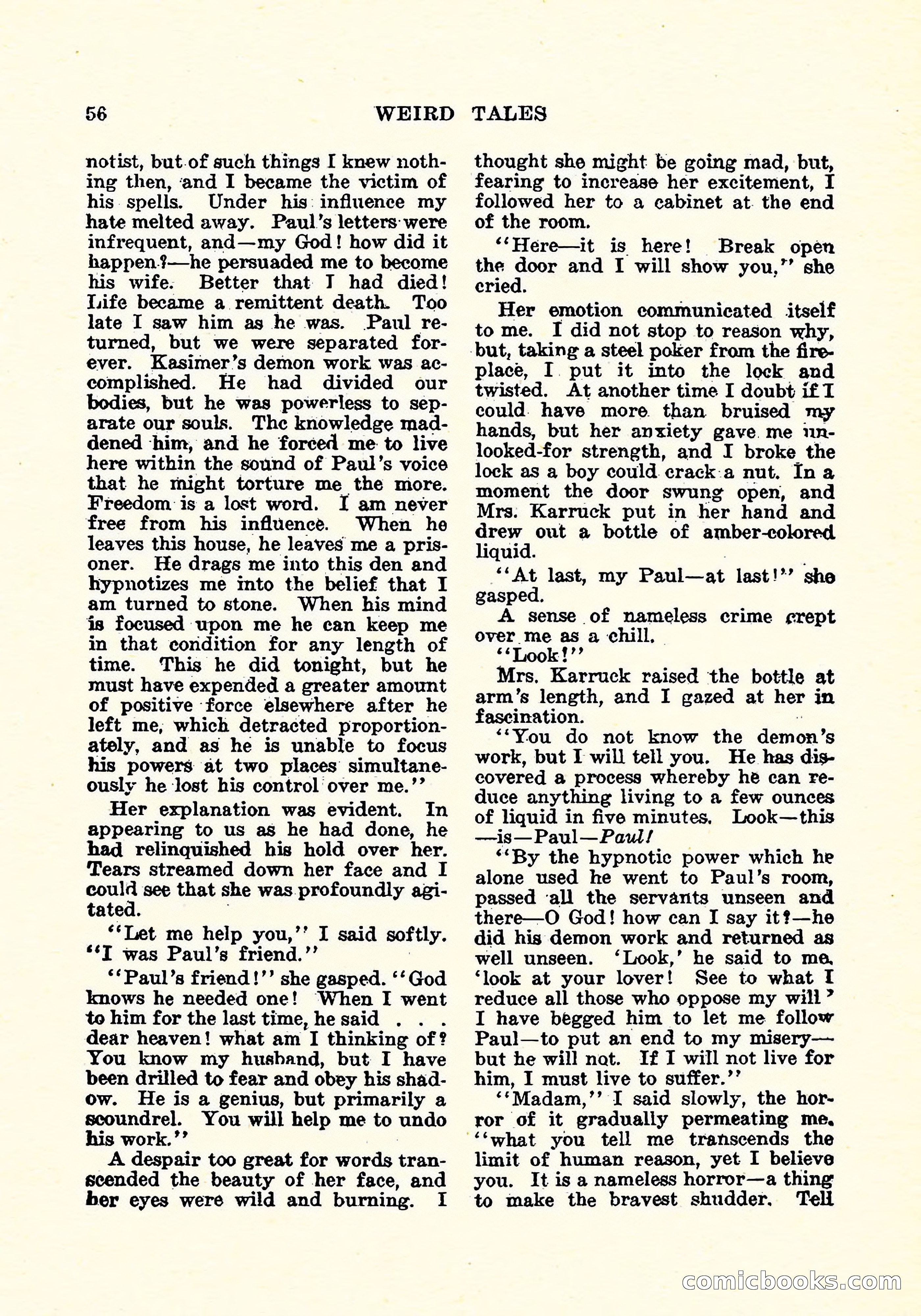 Weird Tales, Vol. 4, No. 4 — page 57 of 194