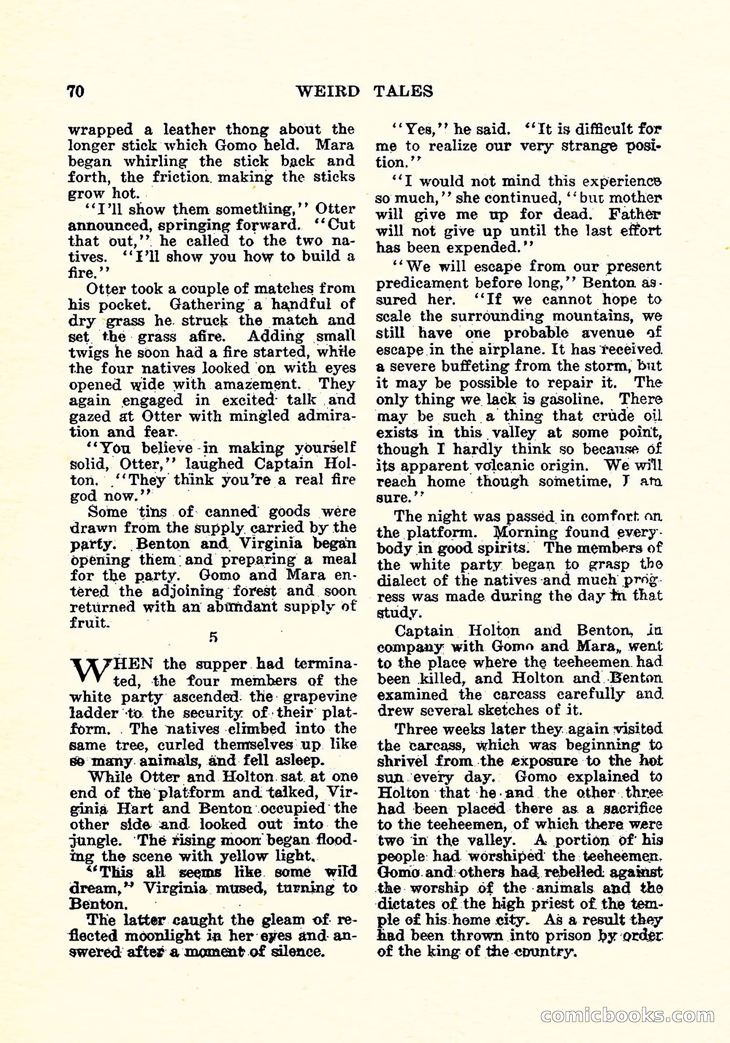 Weird Tales, Vol. 4, No. 4 — page 71 of 194