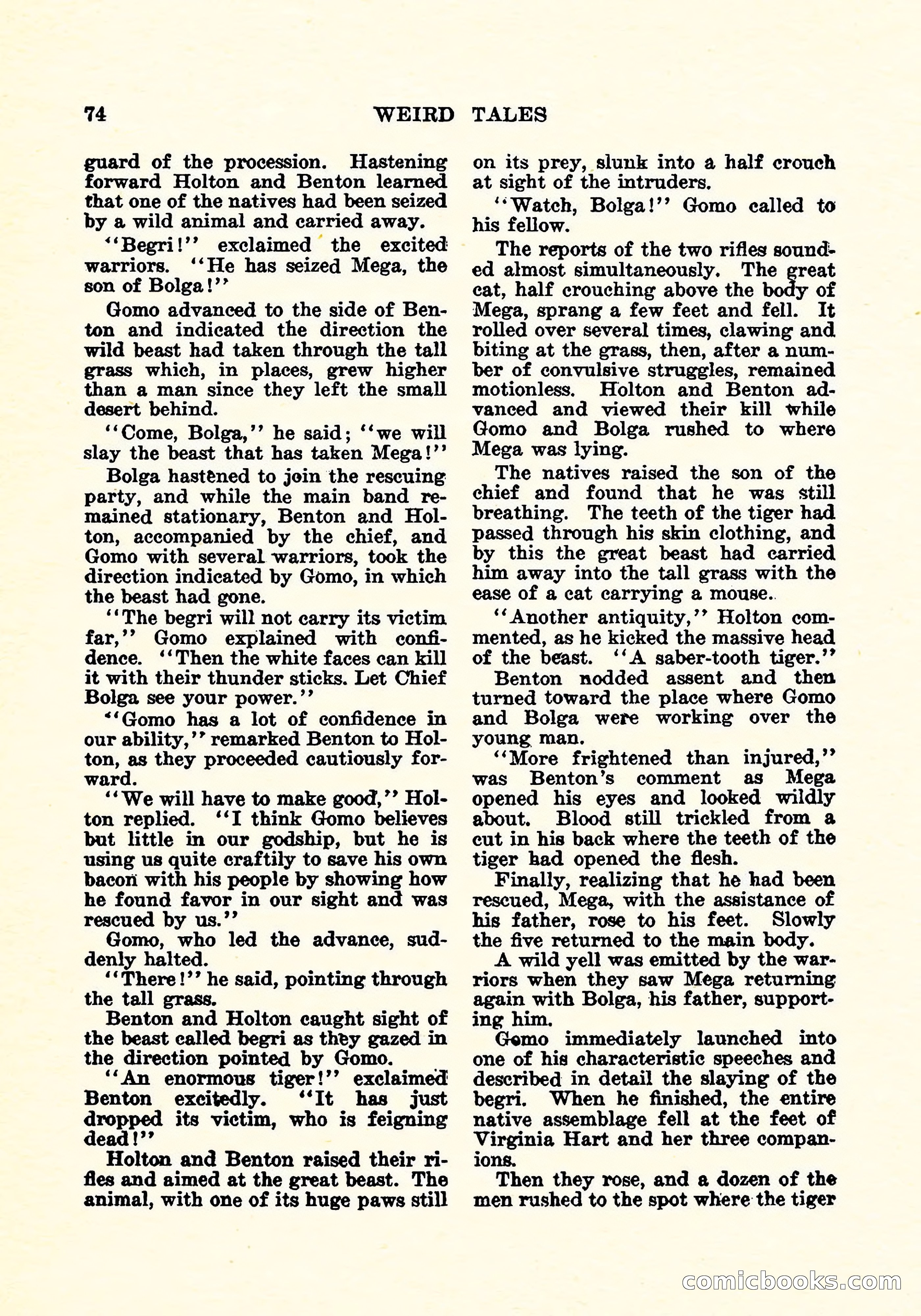 Weird Tales, Vol. 4, No. 4 — page 75 of 194