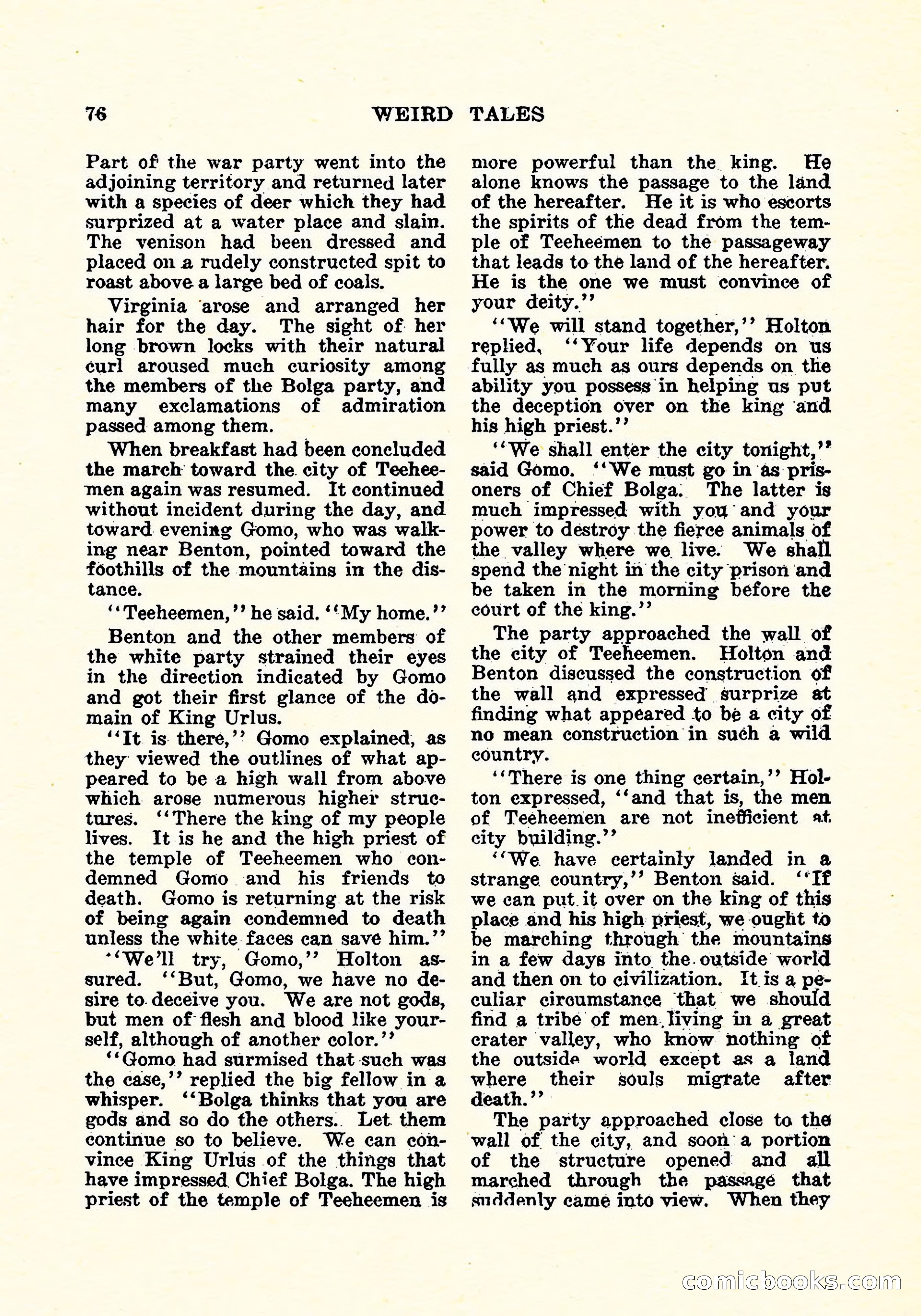 Weird Tales, Vol. 4, No. 4 — page 77 of 194
