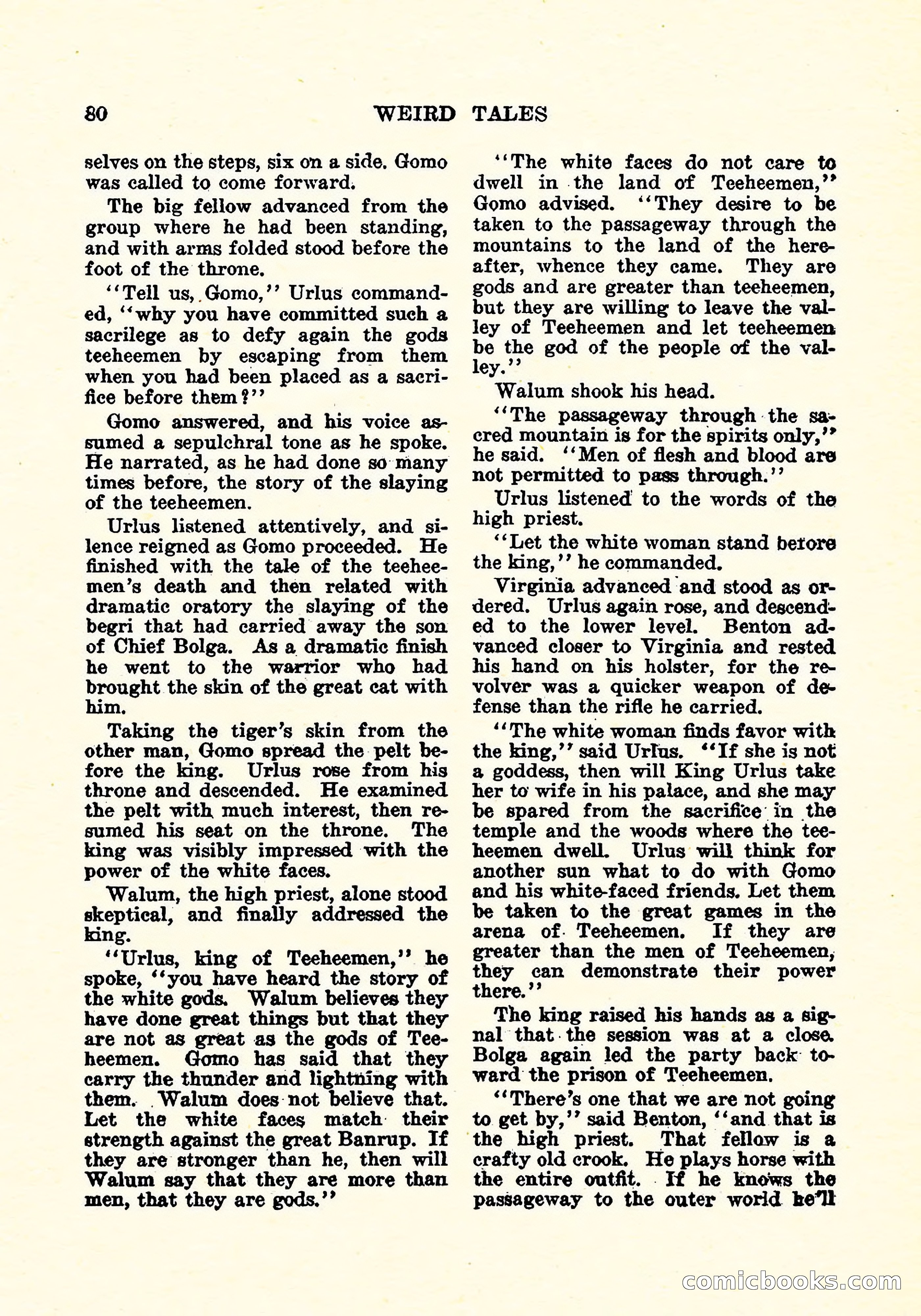Weird Tales, Vol. 4, No. 4 — page 81 of 194