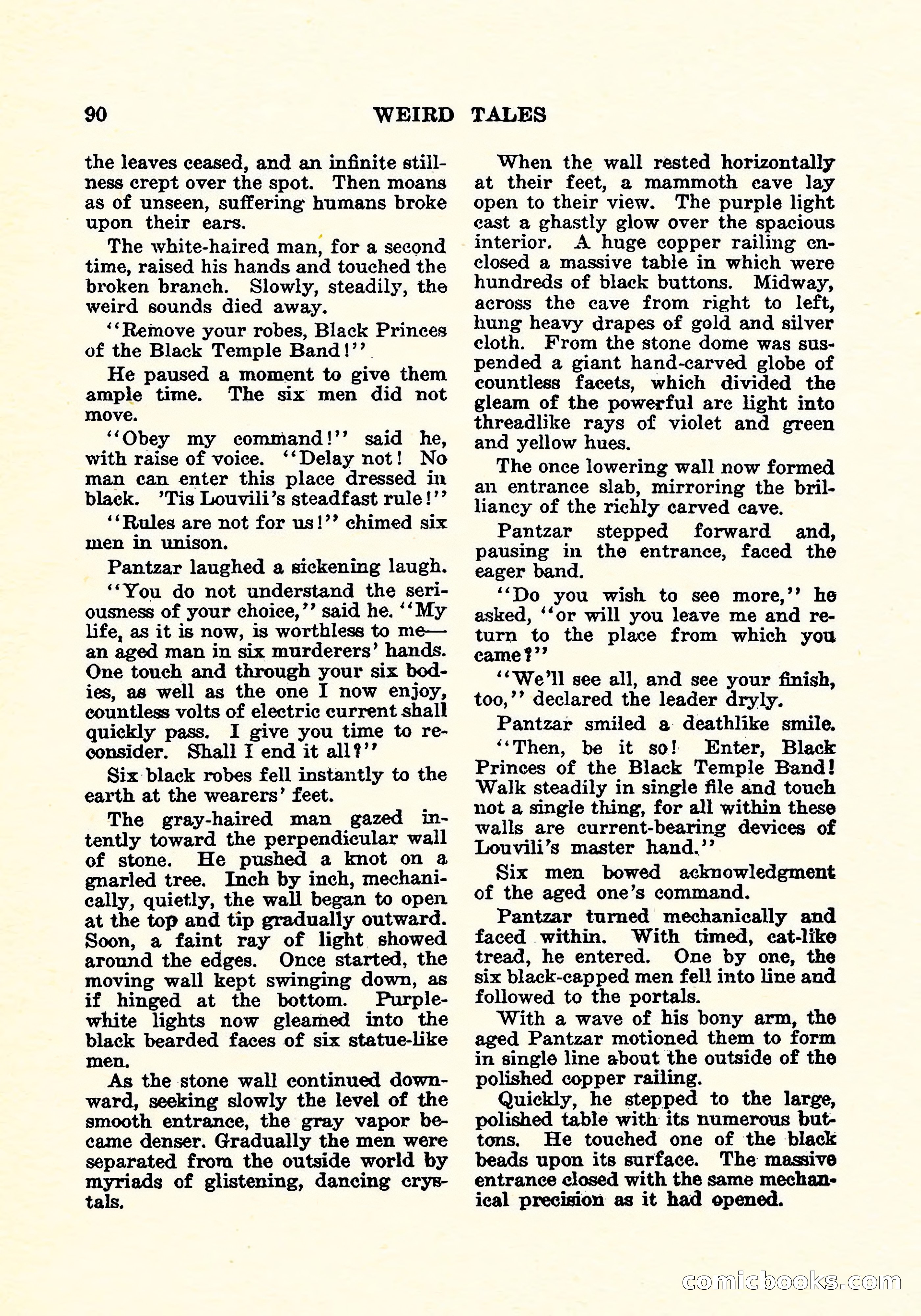 Weird Tales, Vol. 4, No. 4 — page 91 of 194