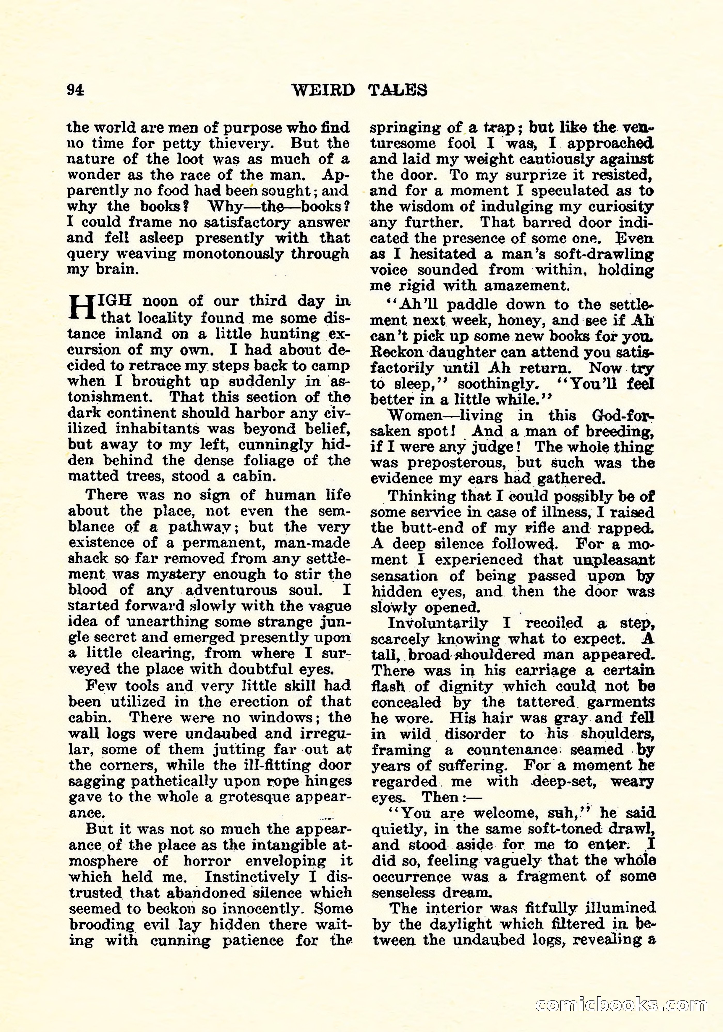 Weird Tales, Vol. 4, No. 4 — page 95 of 194