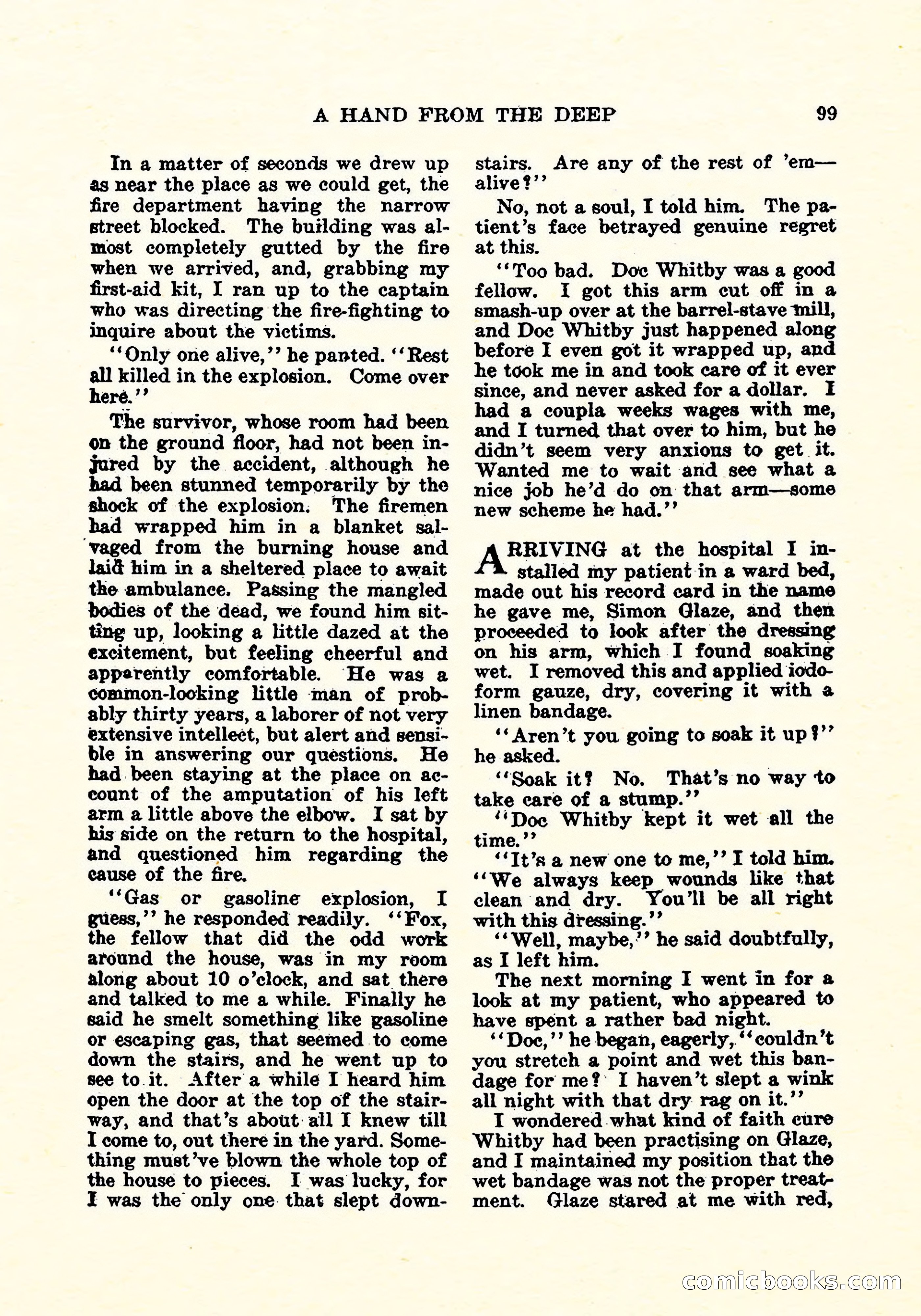 Weird Tales, Vol. 4, No. 4 — page 100 of 194