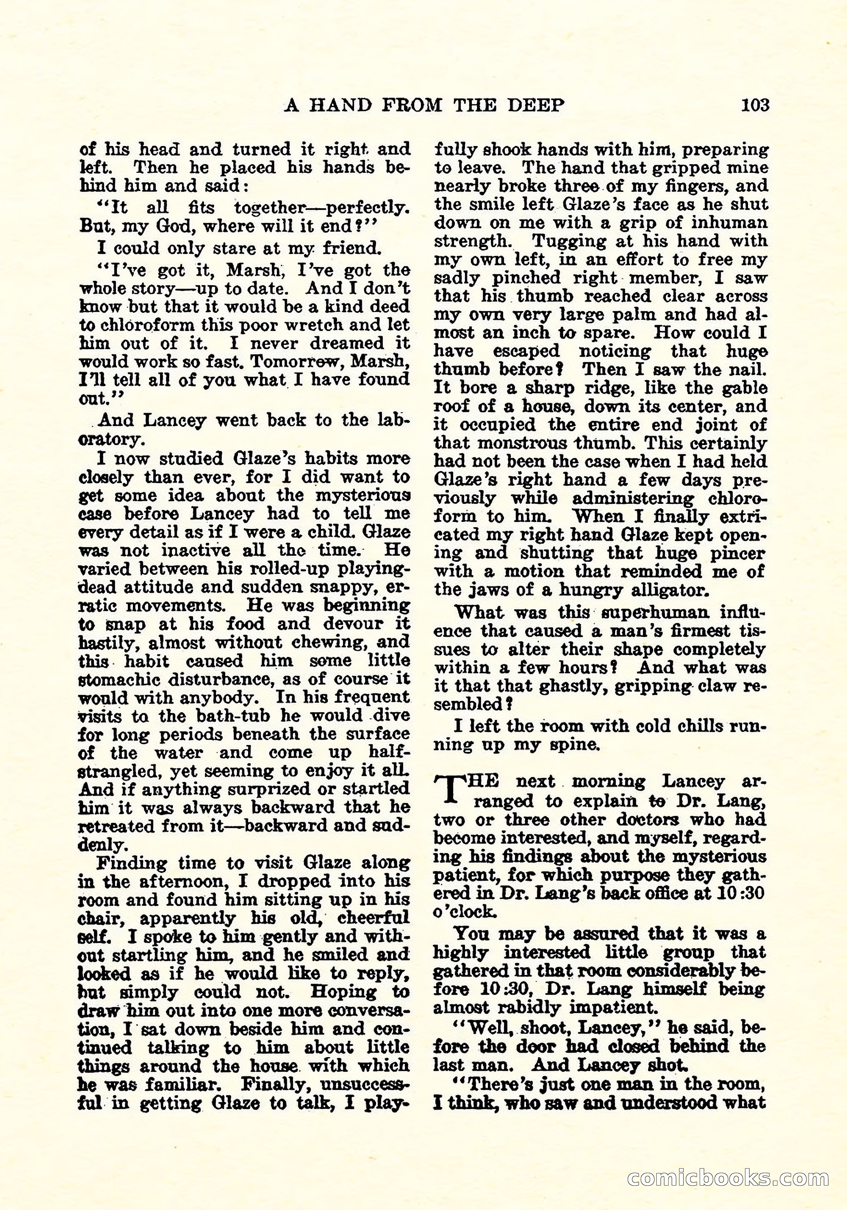 Weird Tales, Vol. 4, No. 4 — page 104 of 194