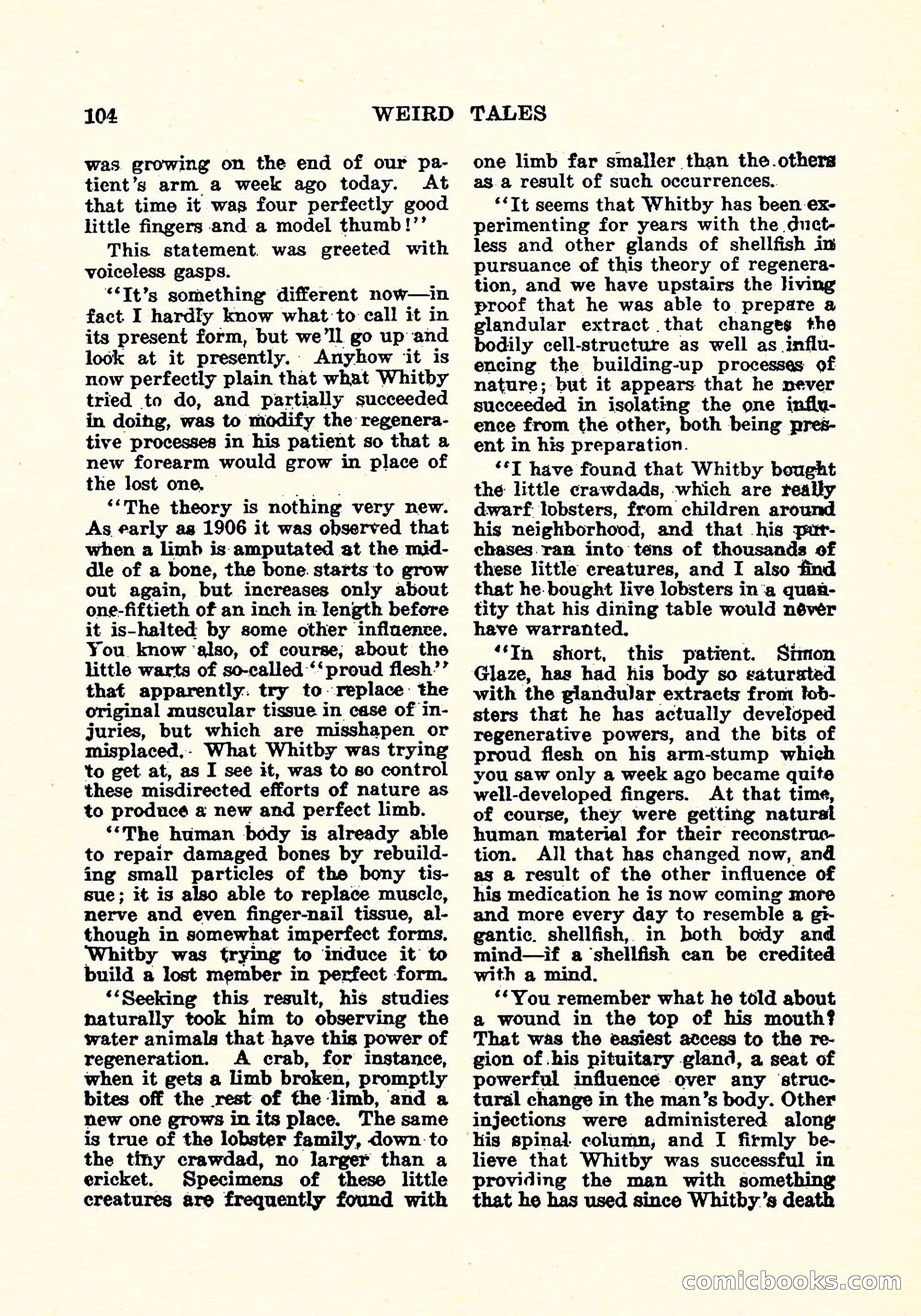 Weird Tales, Vol. 4, No. 4 — page 105 of 194