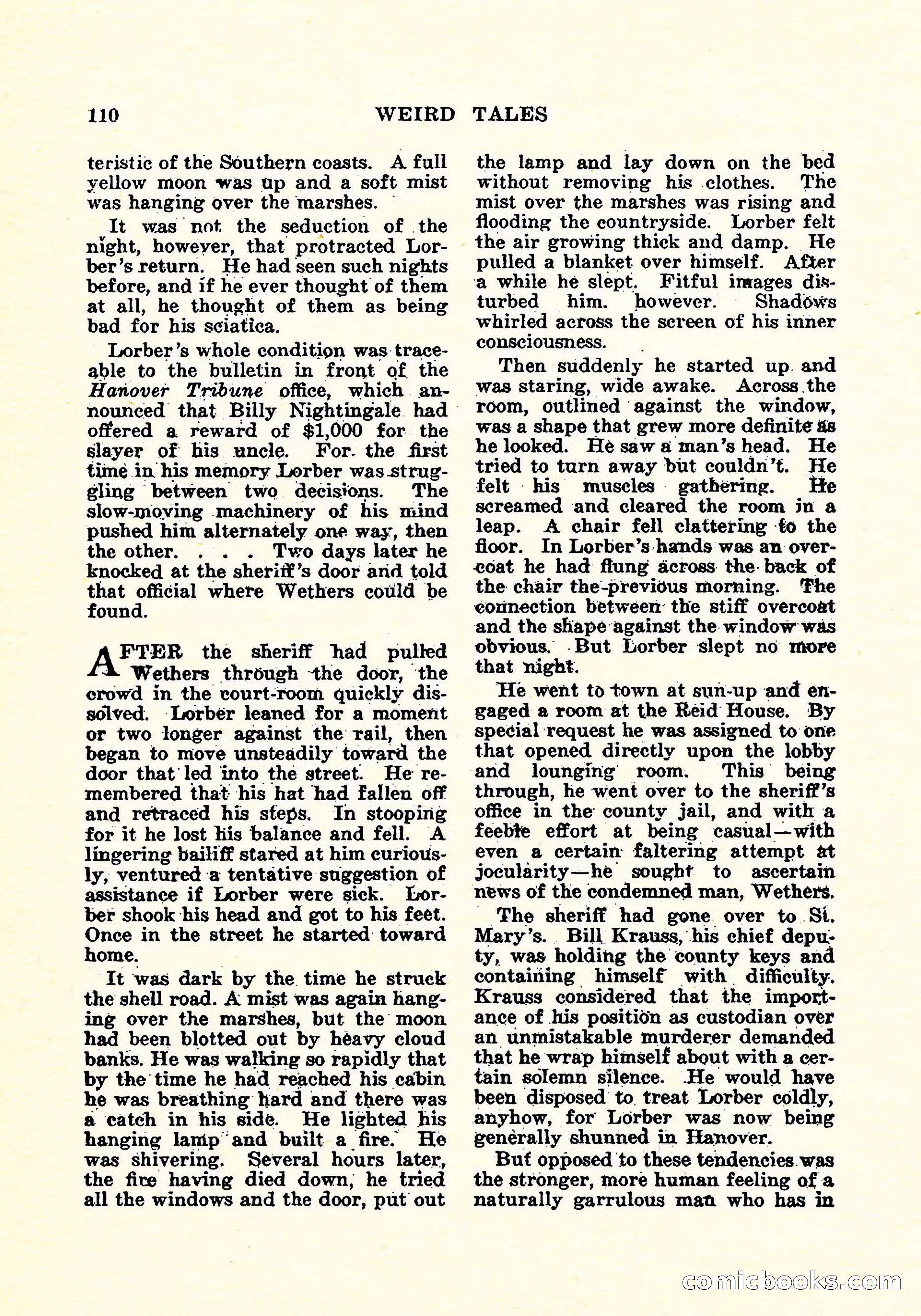 Weird Tales, Vol. 4, No. 4 — page 111 of 194
