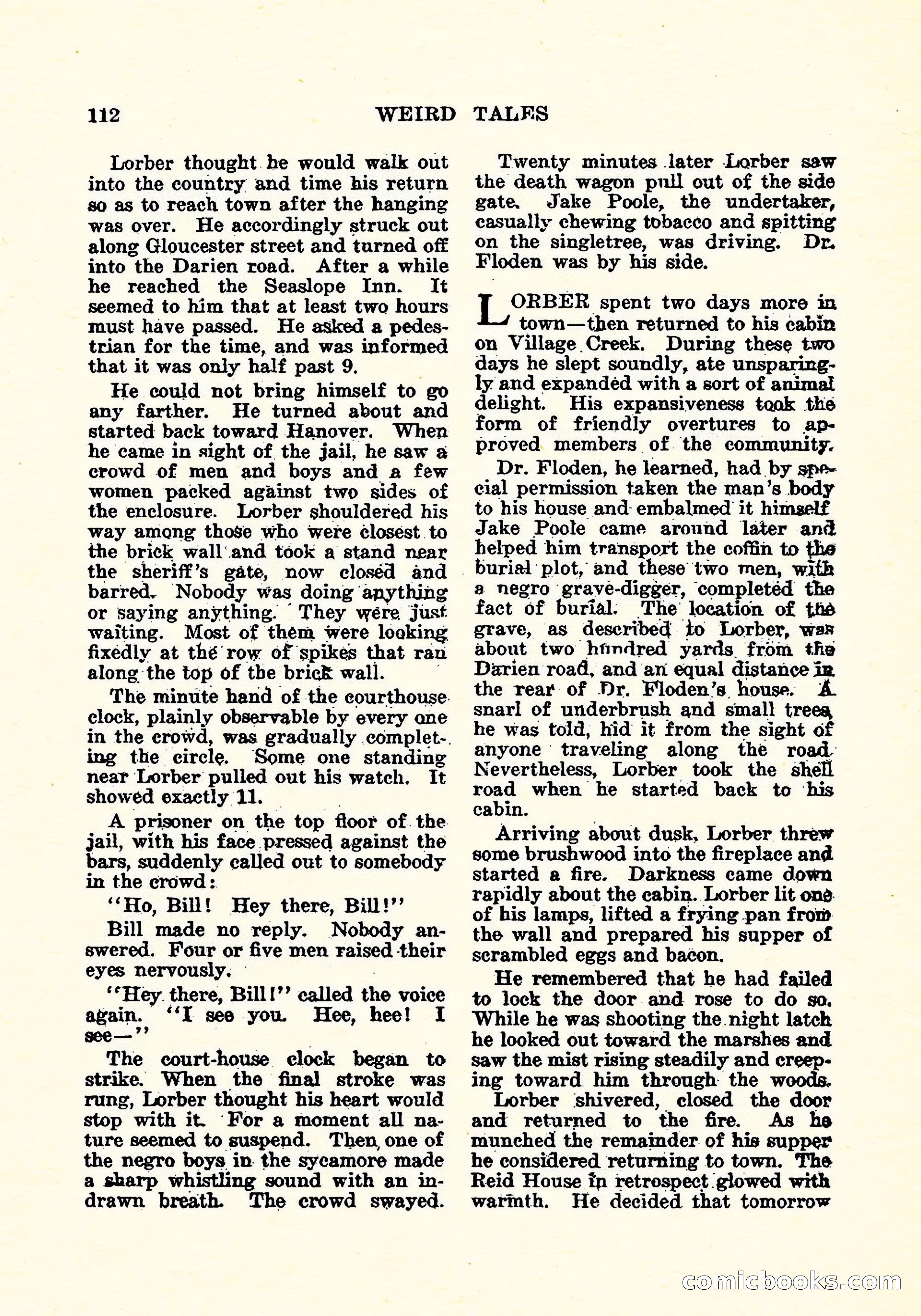 Weird Tales, Vol. 4, No. 4 — page 113 of 194