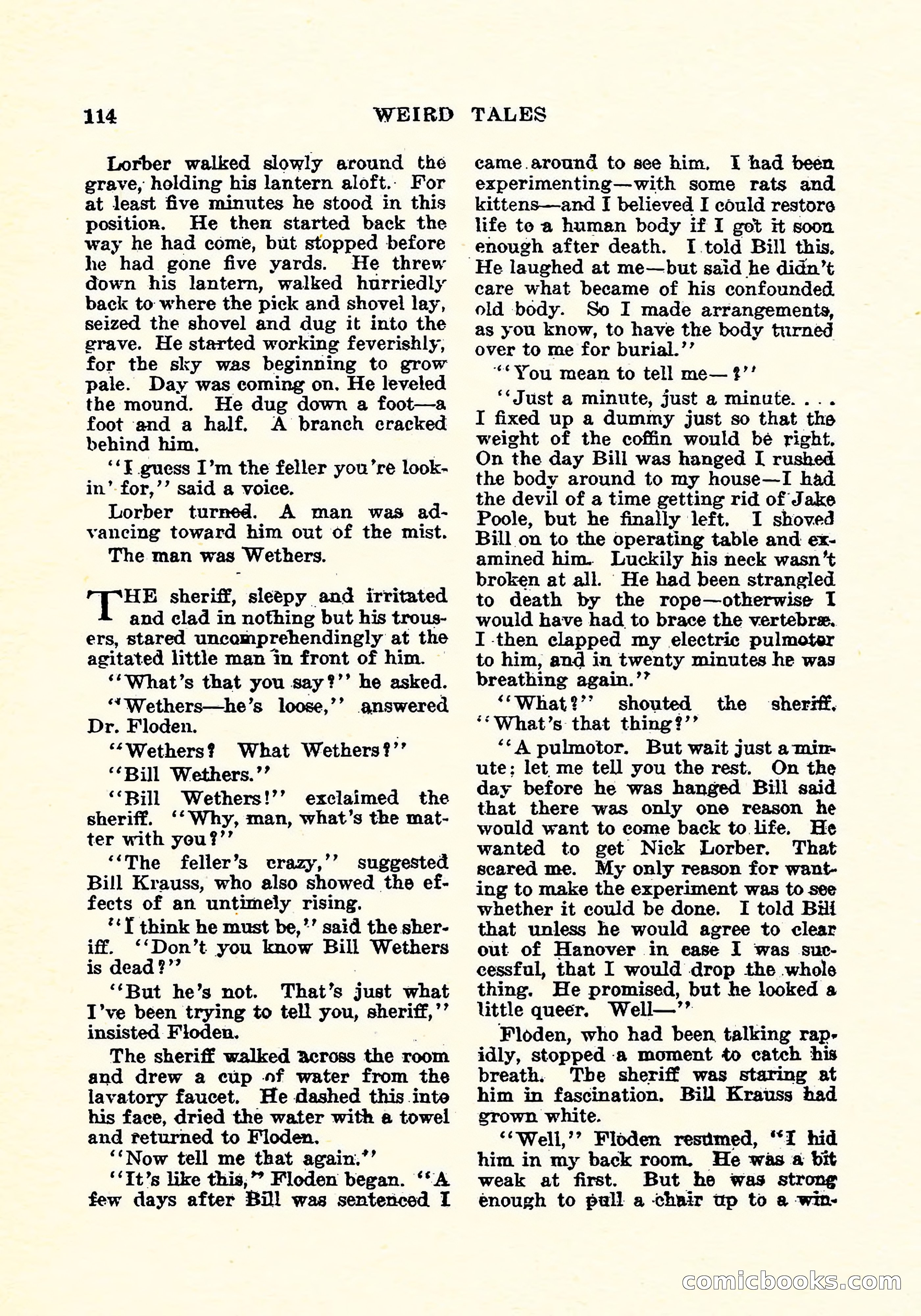 Weird Tales, Vol. 4, No. 4 — page 115 of 194