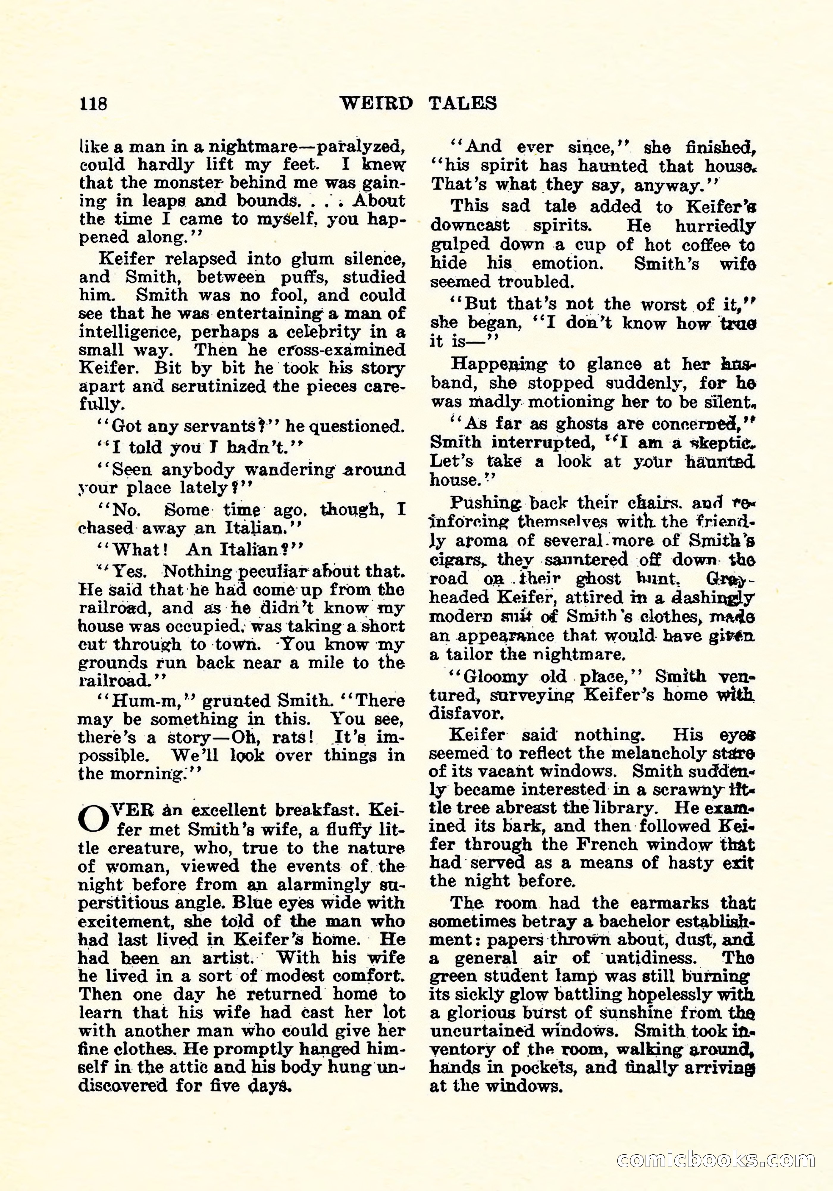 Weird Tales, Vol. 4, No. 4 — page 119 of 194