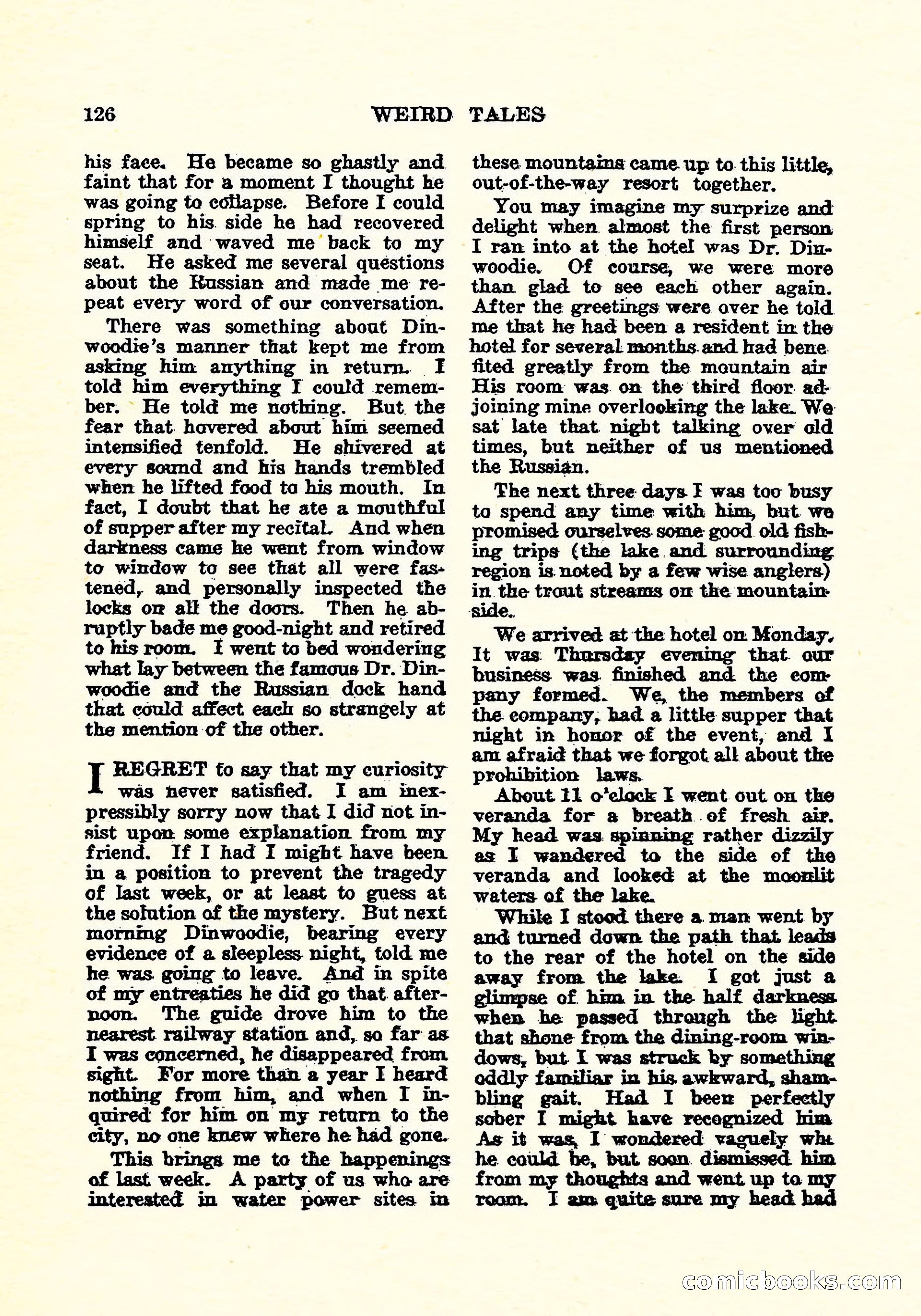 Weird Tales, Vol. 4, No. 4 — page 127 of 194